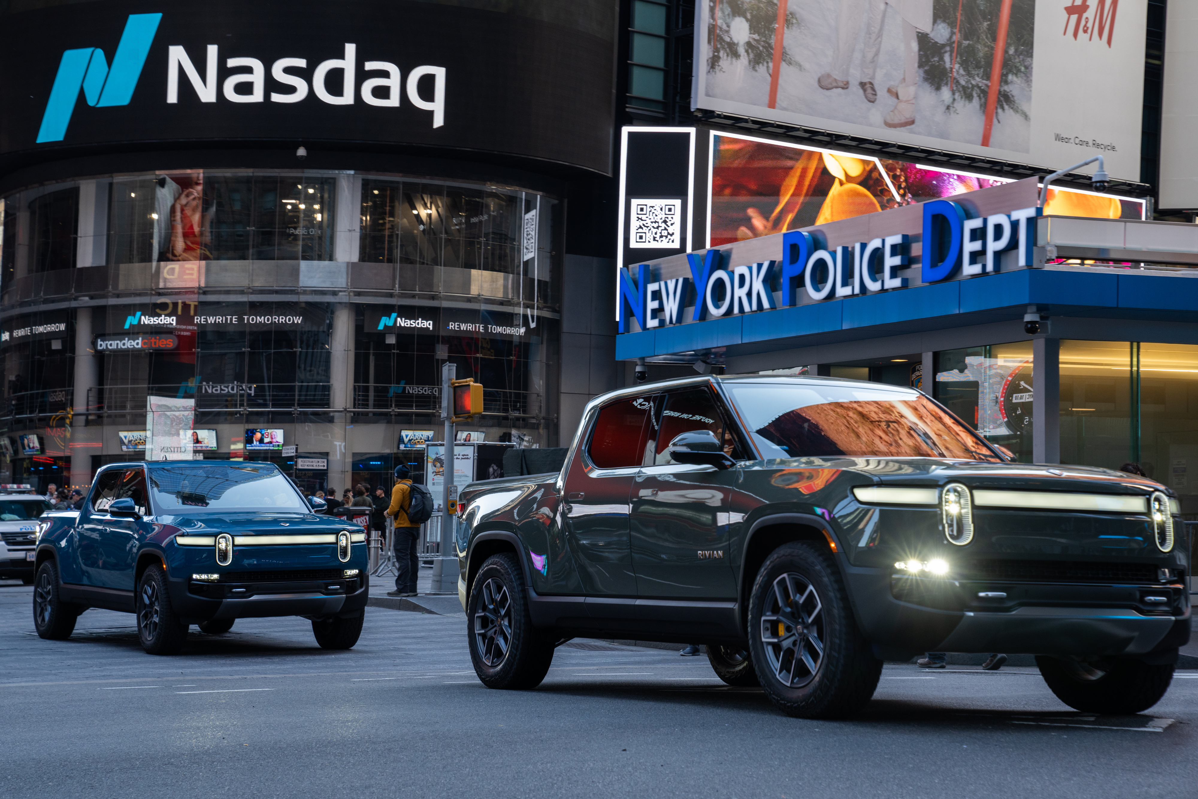 Rivian's electric truck.