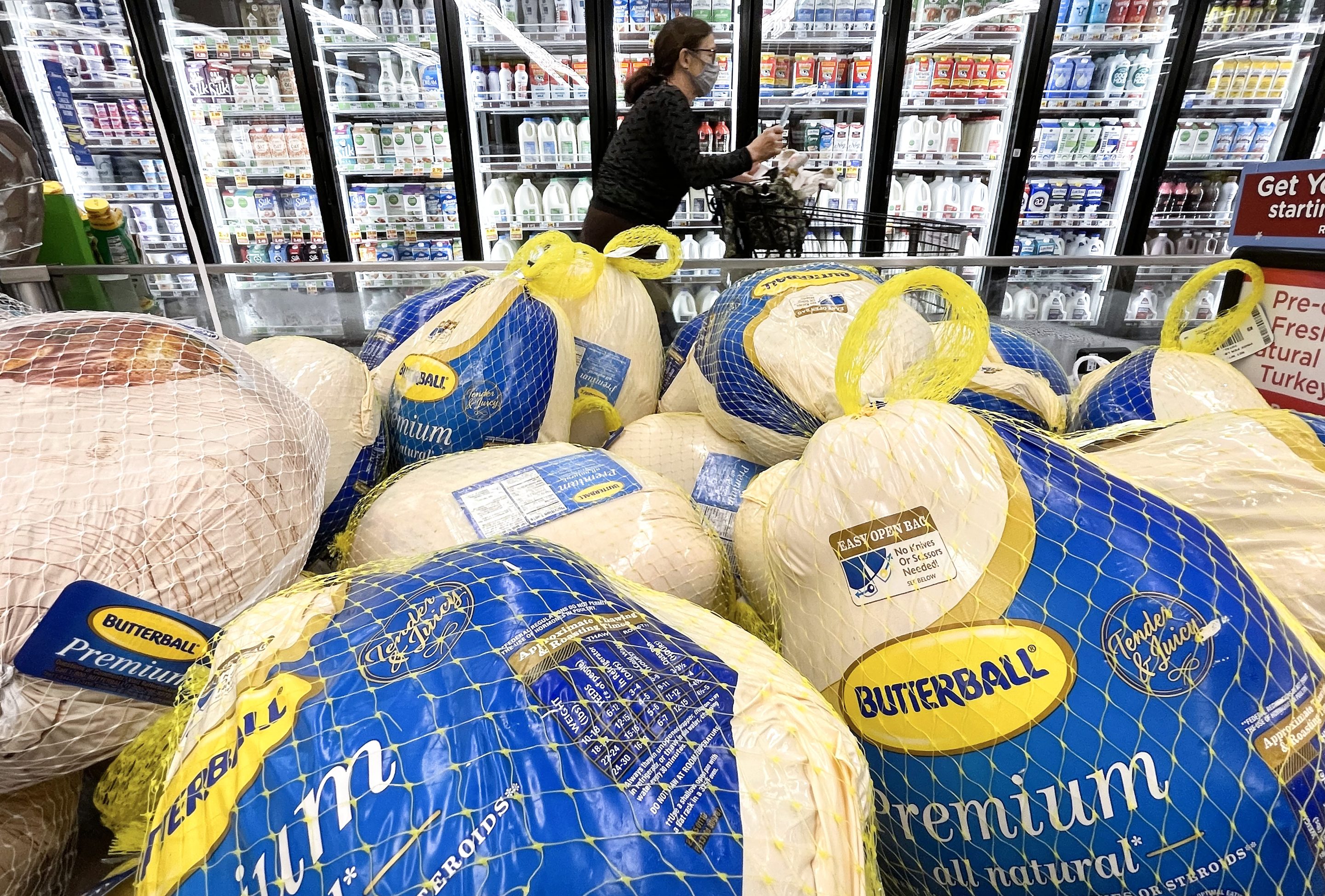The average cost of a Thanksgiving turkey climbed 24% year 0ver year, according to the American Farm Bureau Federation's annual survey.