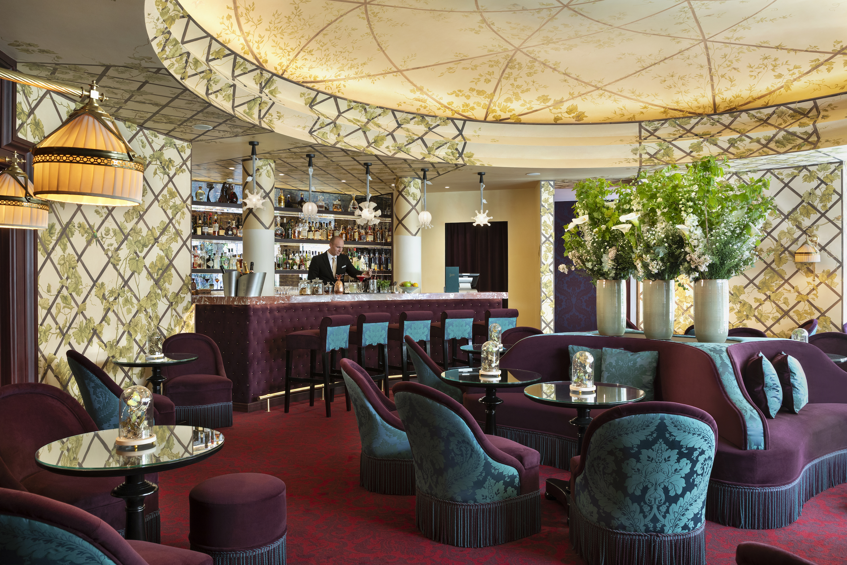 The bar at Le Joy.