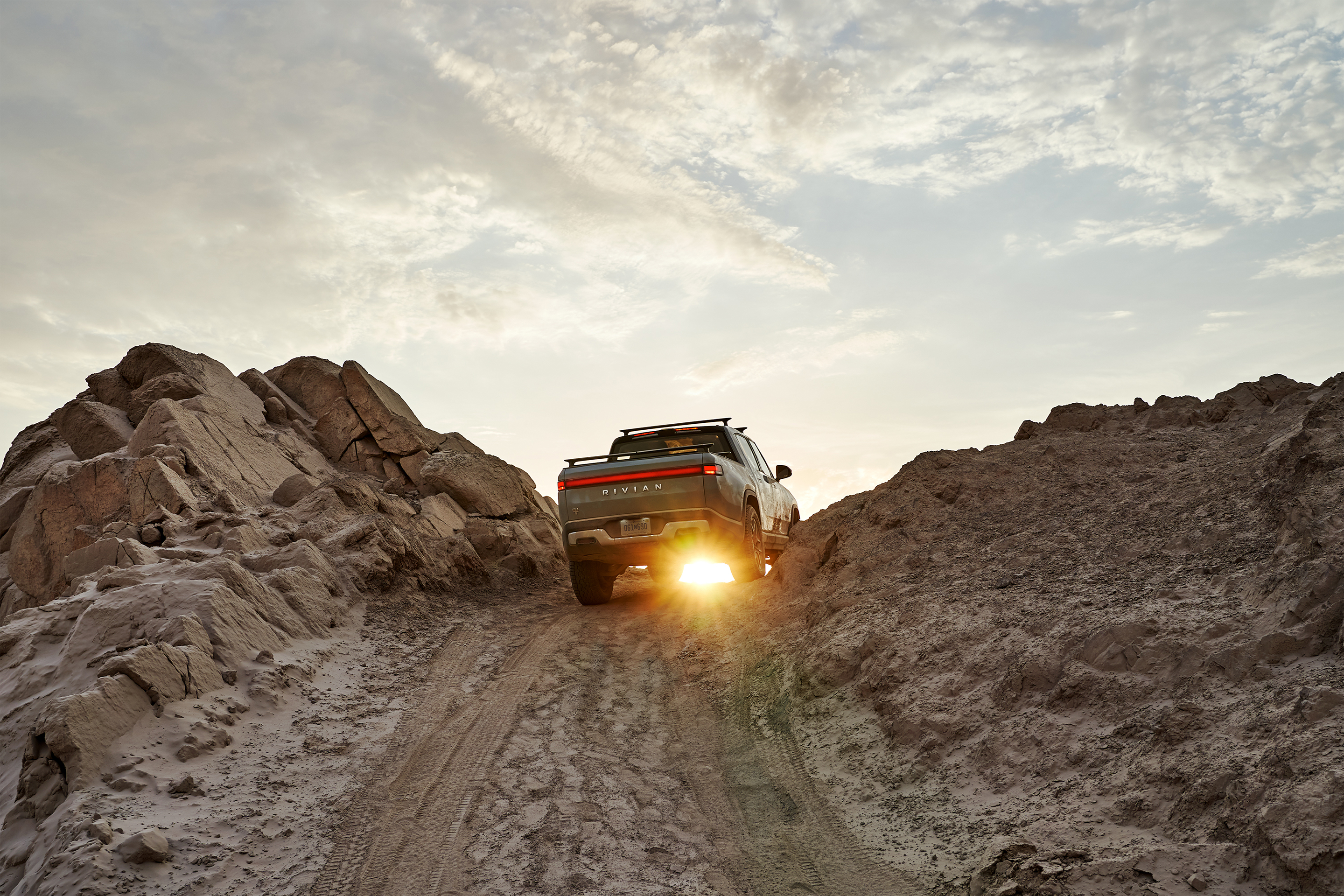 The Rivian R1T electric pickup truck