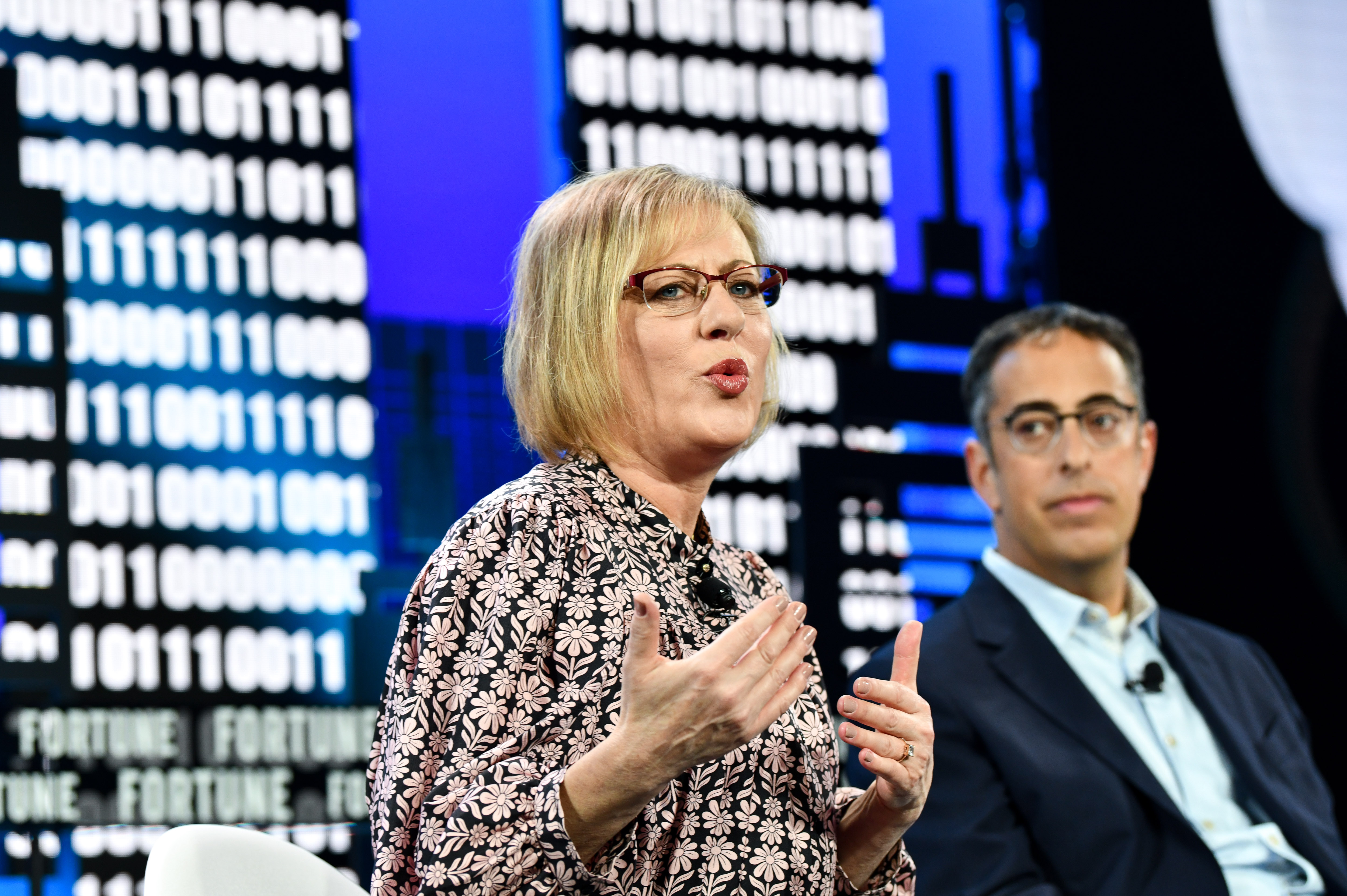 Lior Ron, co-founder and head, Uber Freight and 
Lynn Torrel, chief procurement and supply chain officer, Flex at Fortune Brainstorm Tech