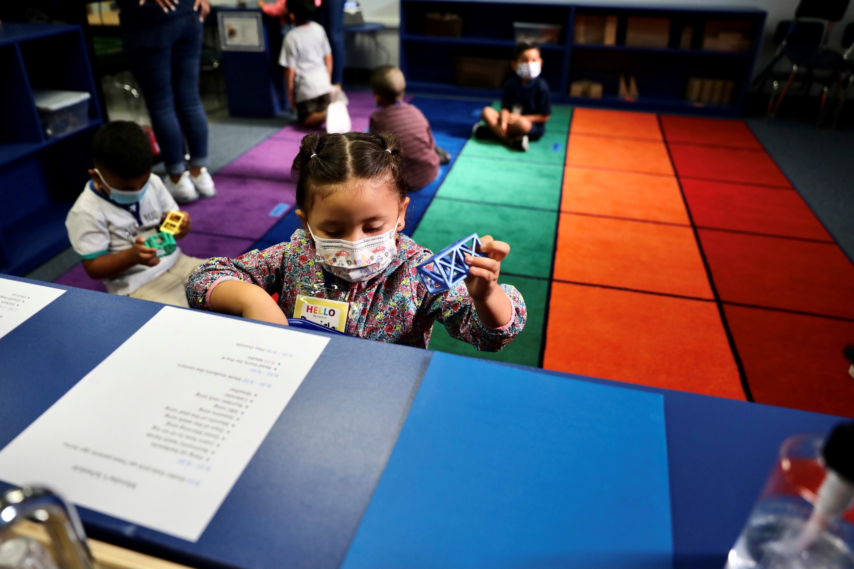 Children in the classroom