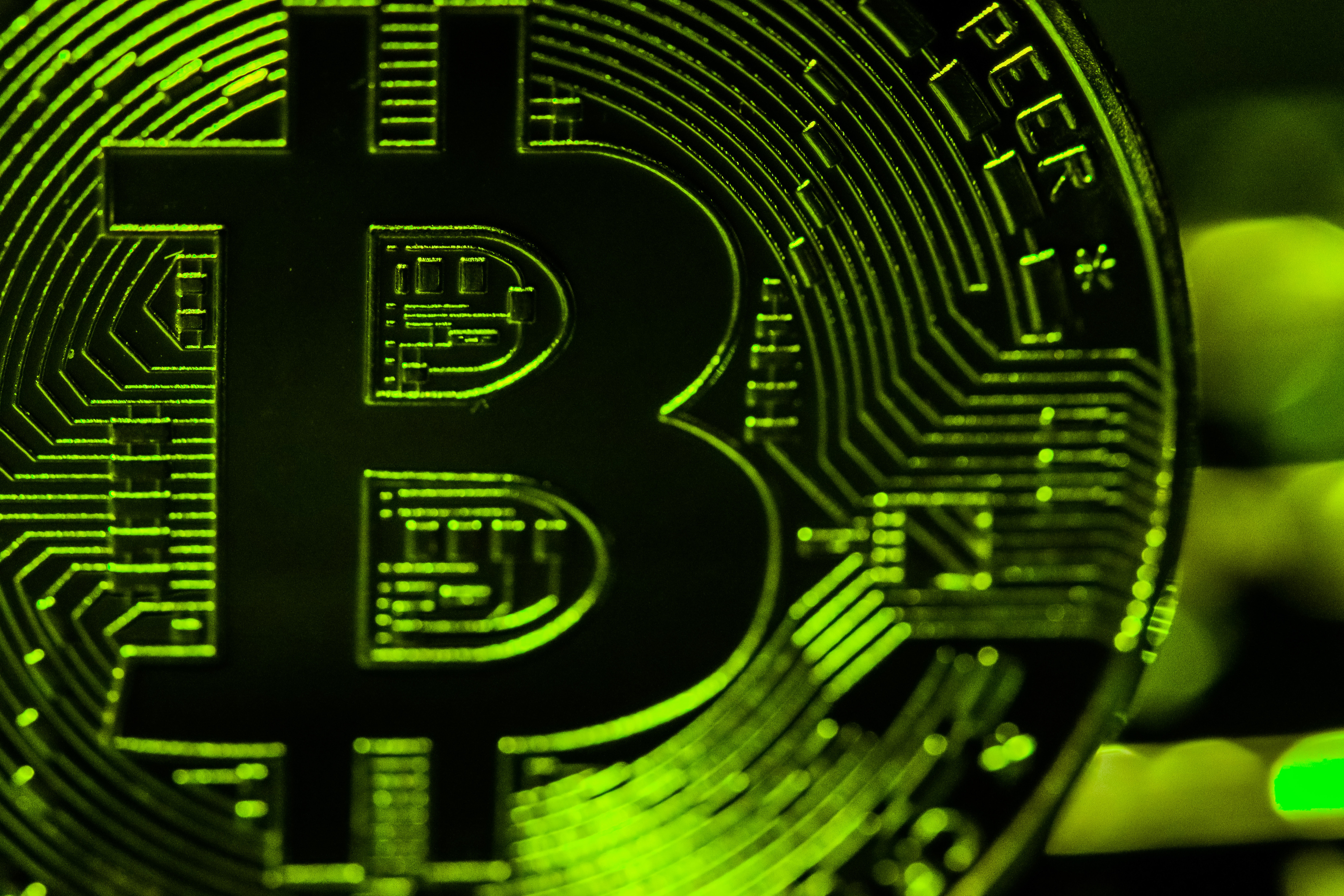 Bitcoin prices are down big. 
