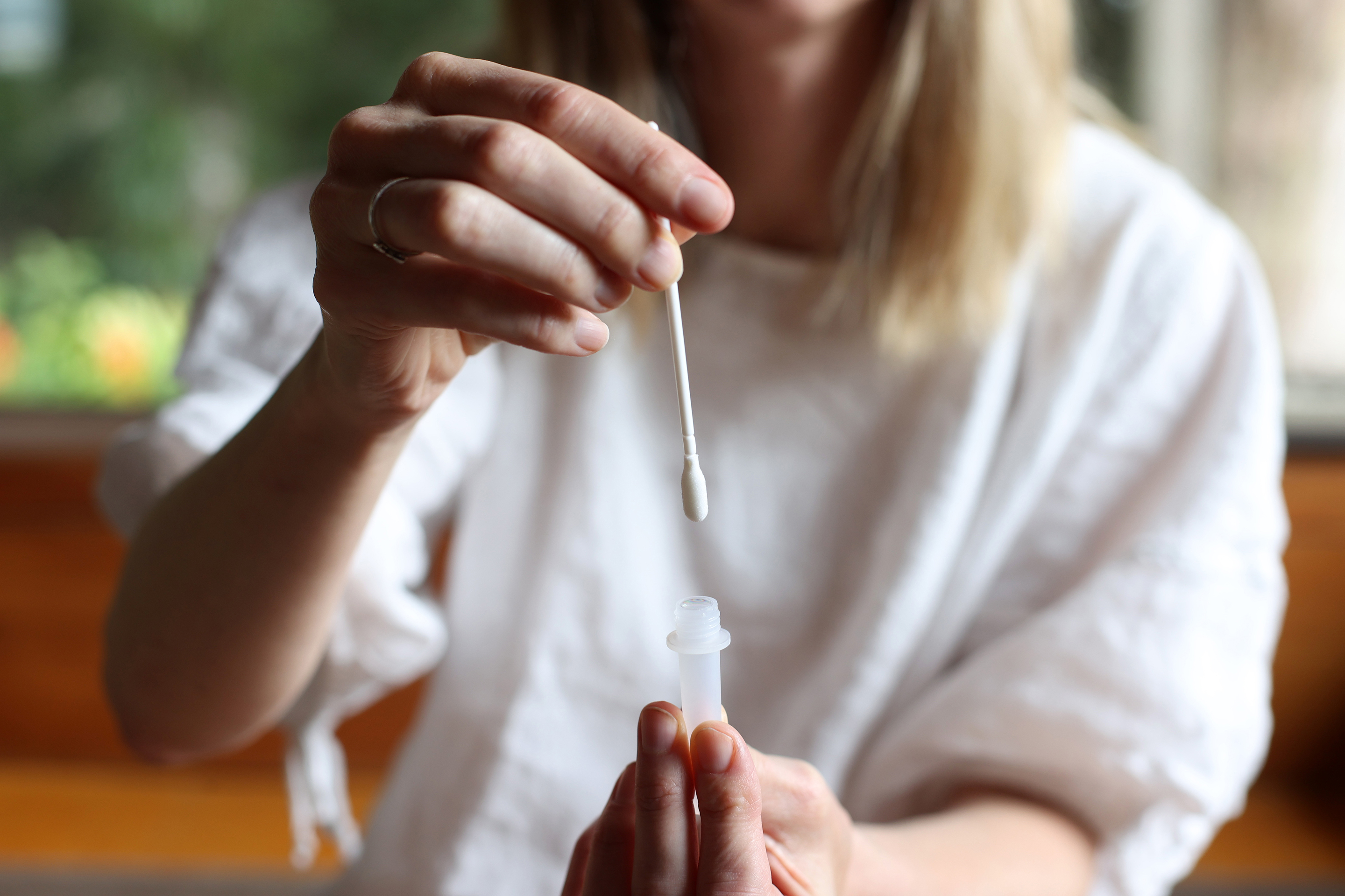 There's a rush on rapid tests this holiday season.