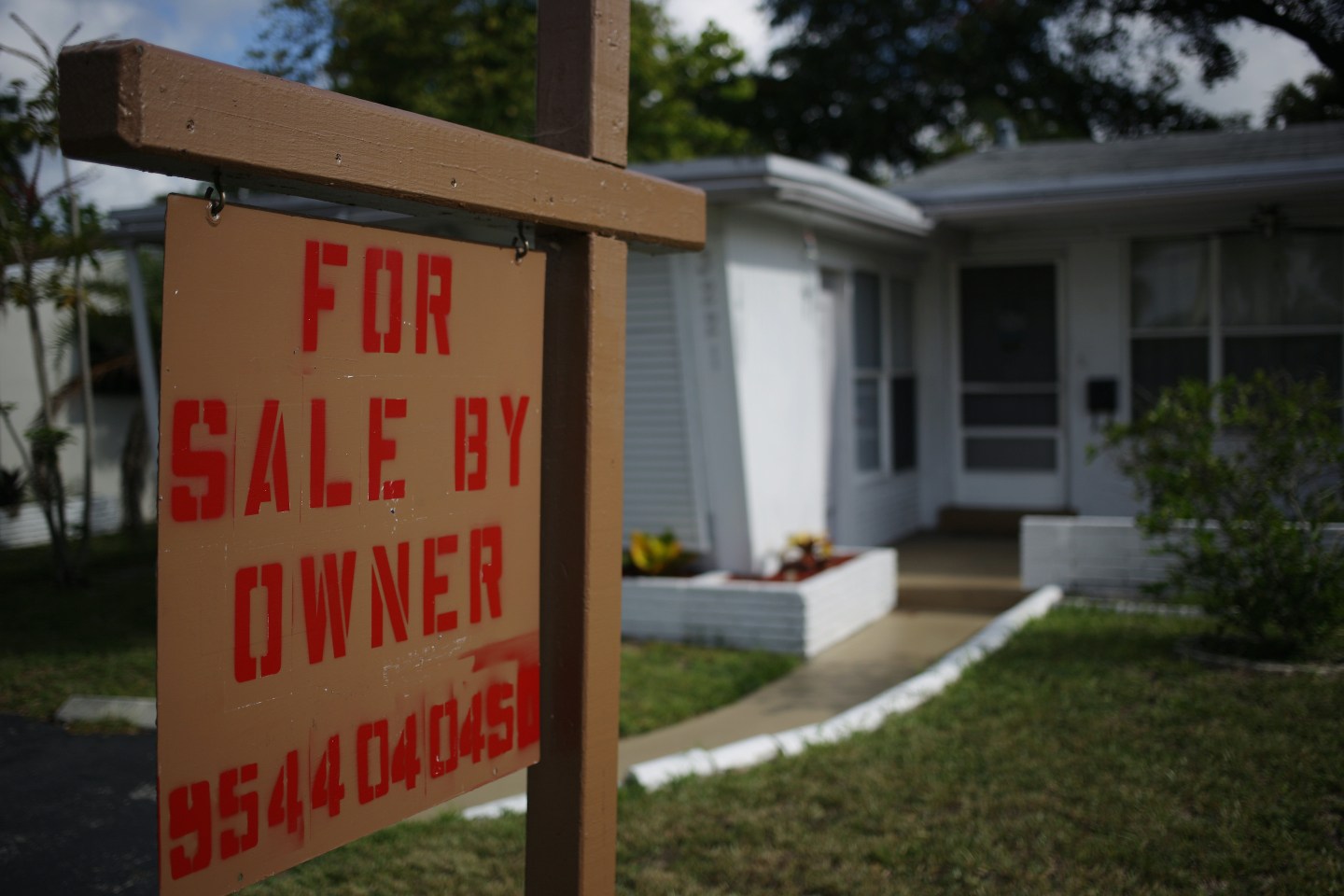 Home for sale sign