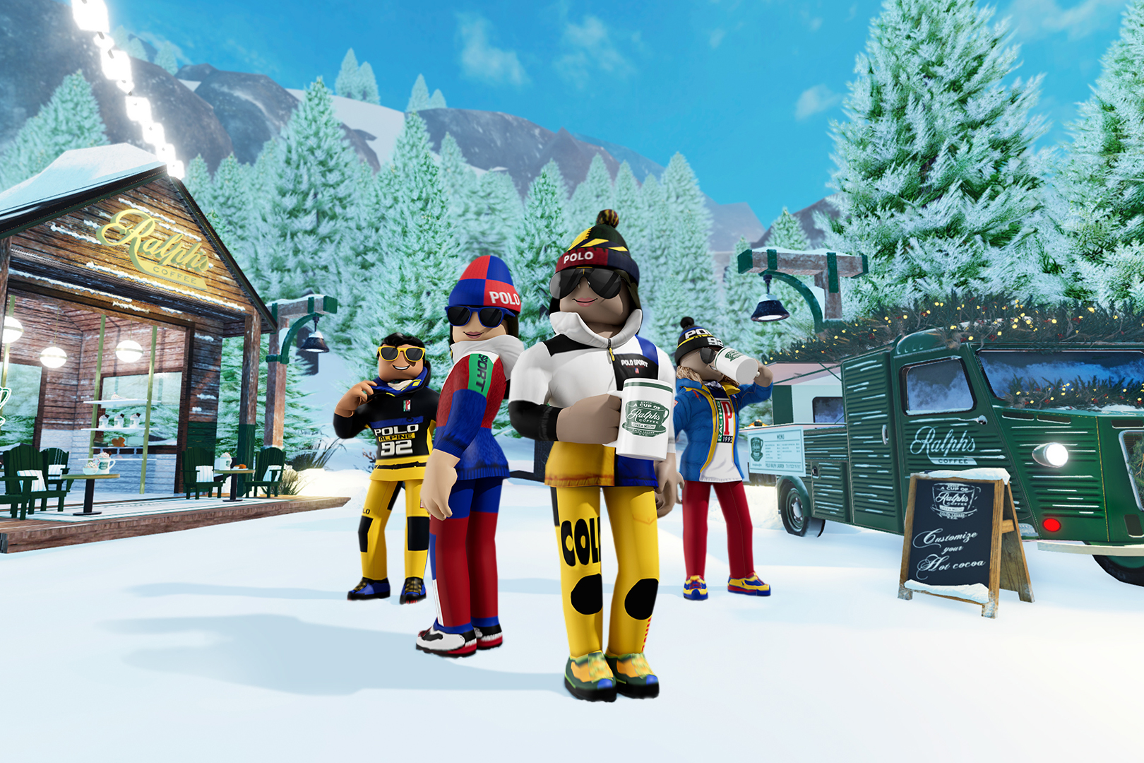 Ralph Lauren's Winter Escape metaverse