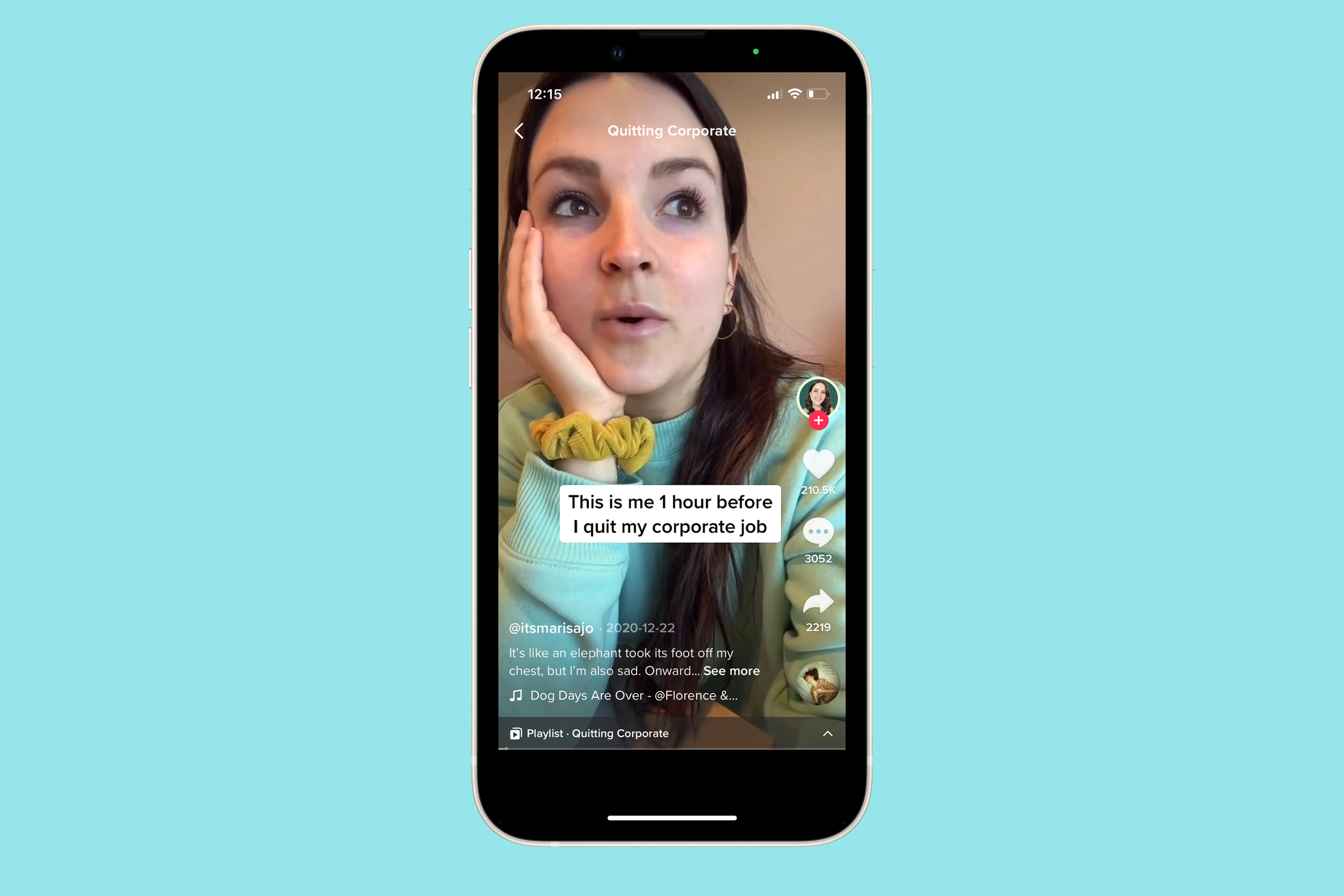 Mayes, publicly quit her job in a TikTok Video
