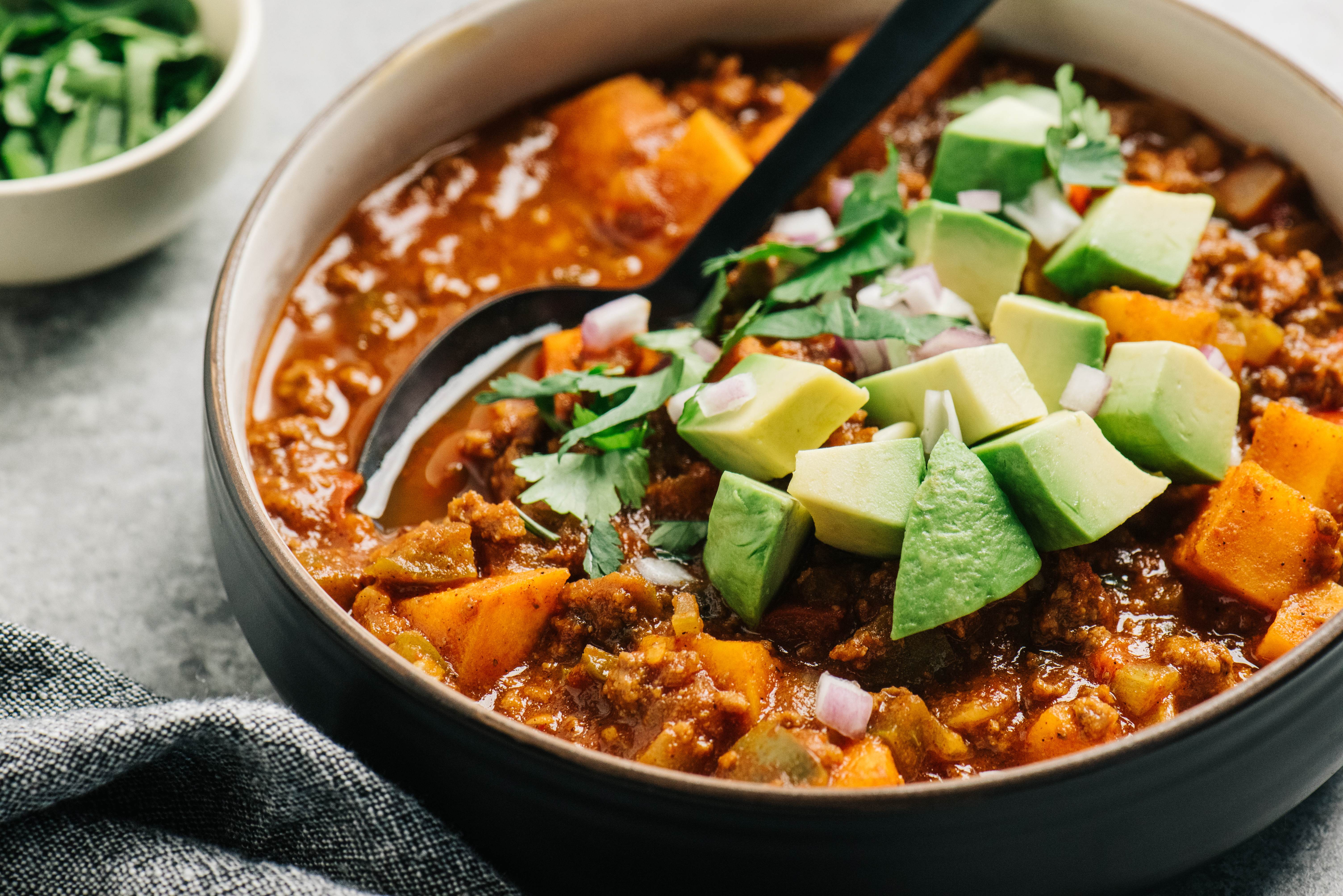 Michelle Tam, dubbed the Martha Stewart of the caveman diet crowd, features a chili recipe in her upcoming book Nom Nom Paleo: Let’s Go! Simple Feasts and Healthy Eats.