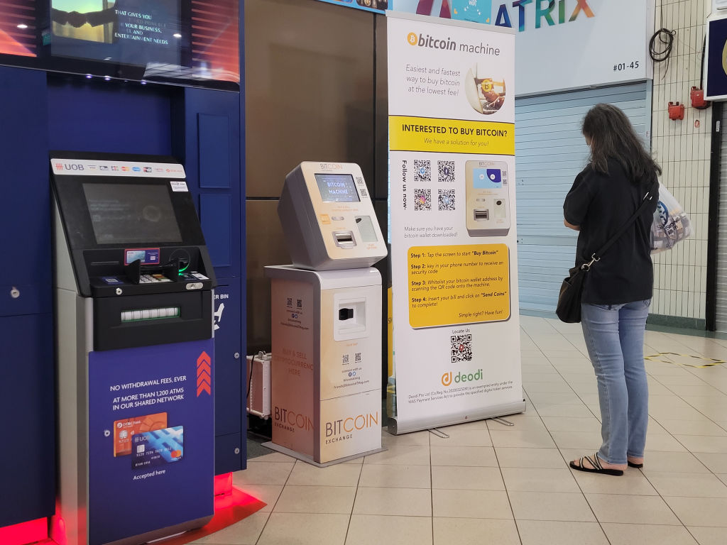 Singapore has banned cryptocurrency ATMs in its crackdown on Bitcoin adverts.
