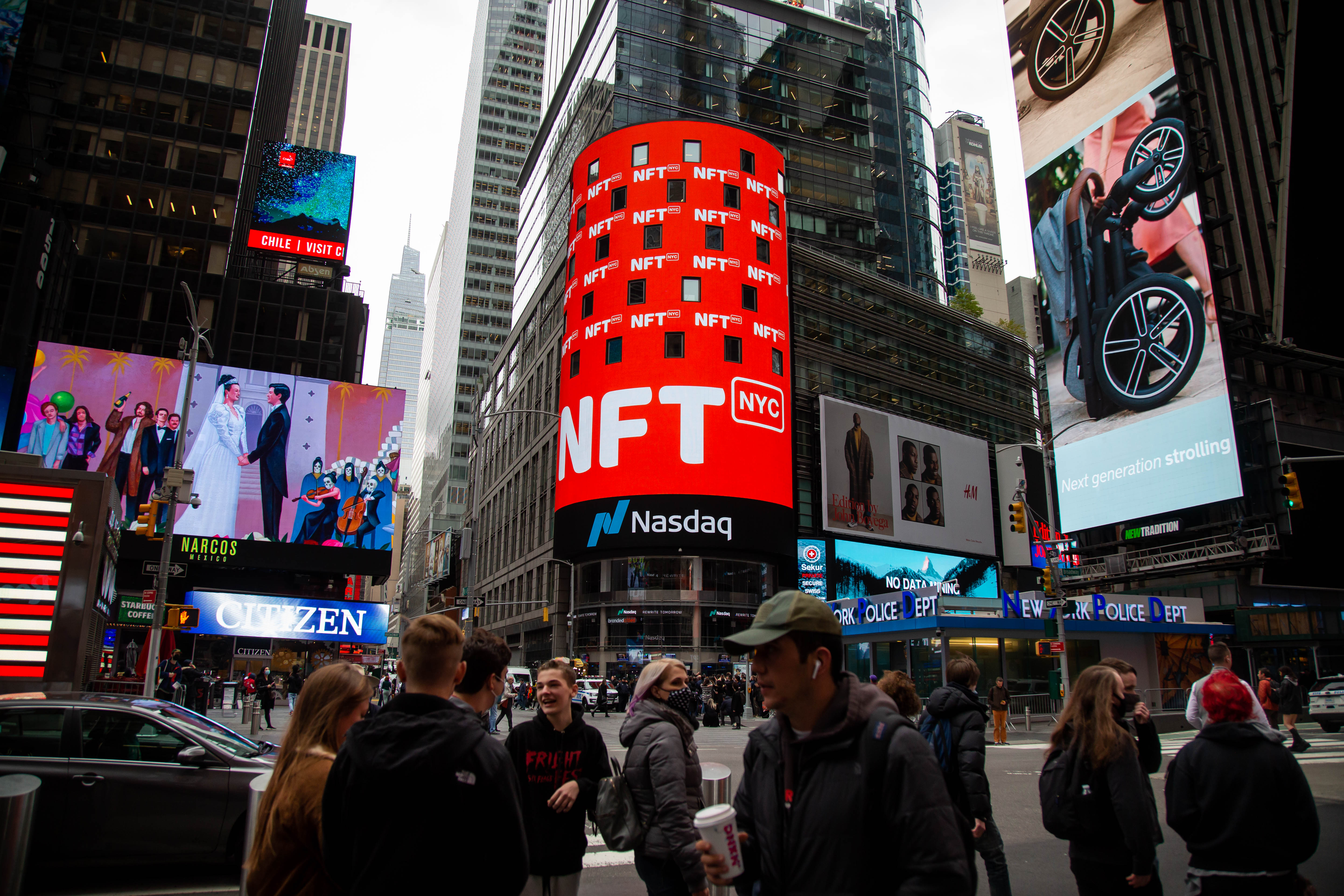 All eyes will be on the Nasdaq on Wednesday as the tech-heavy index teeters on the edge of correction territory.