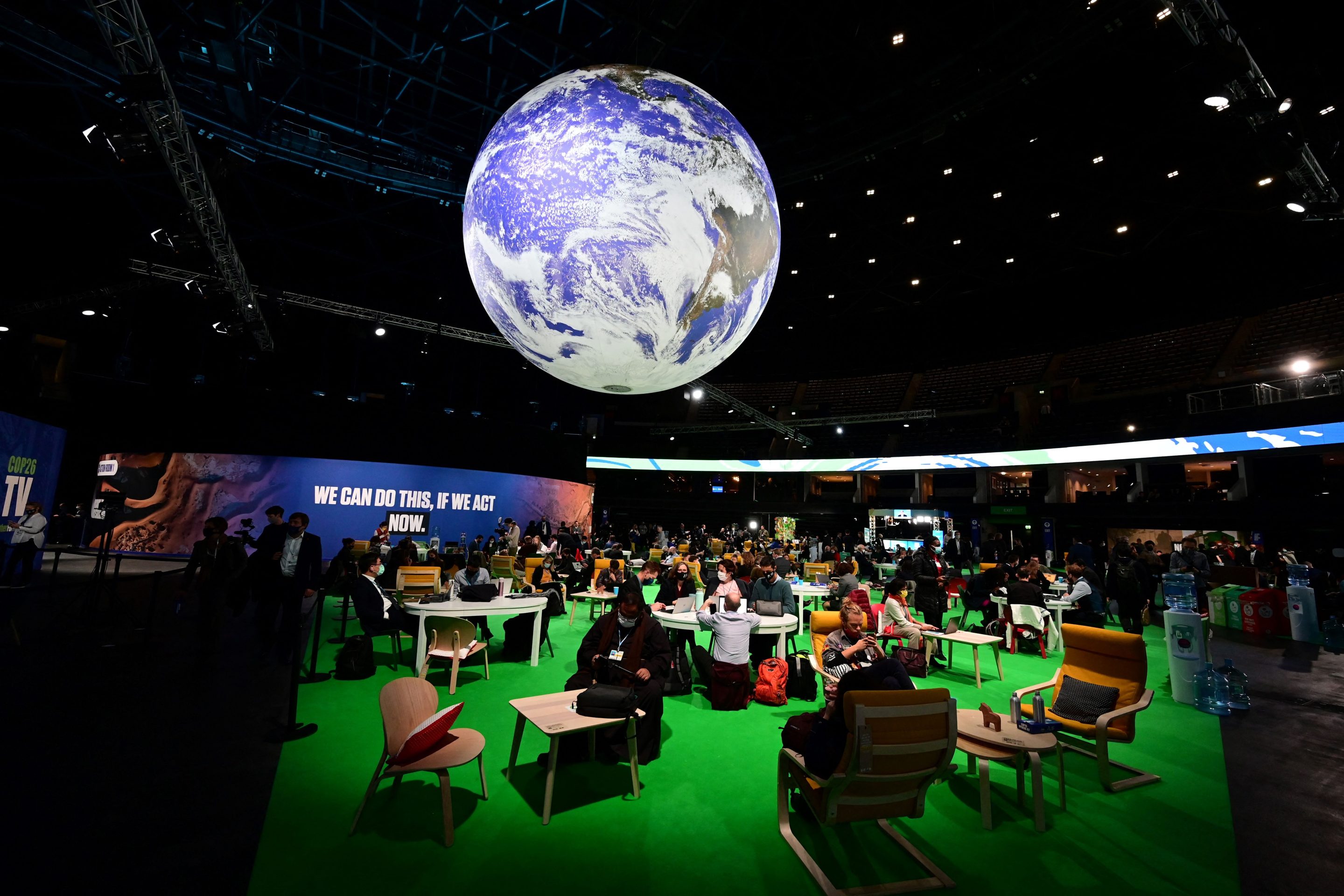 Delegates at the COP26 UN Climate Summit in Glasgow
