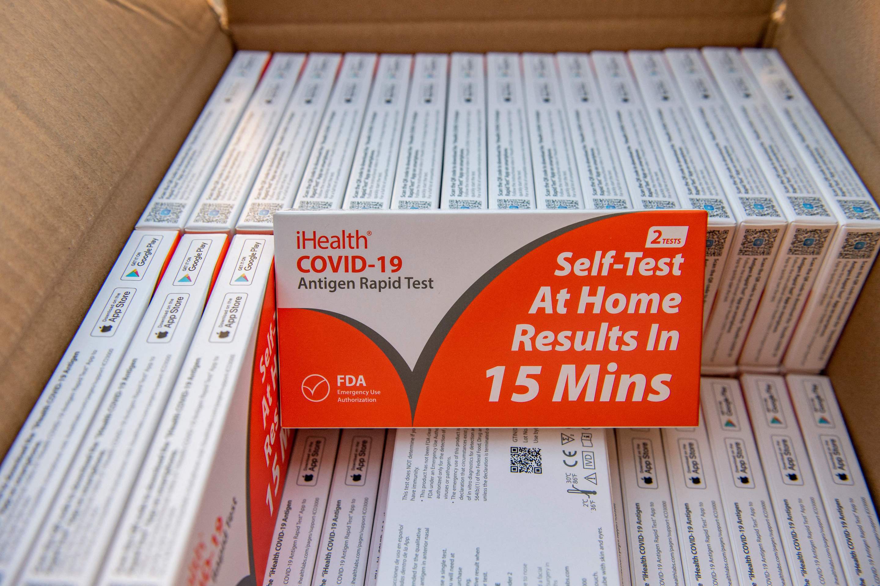 Rapid COVID test kits