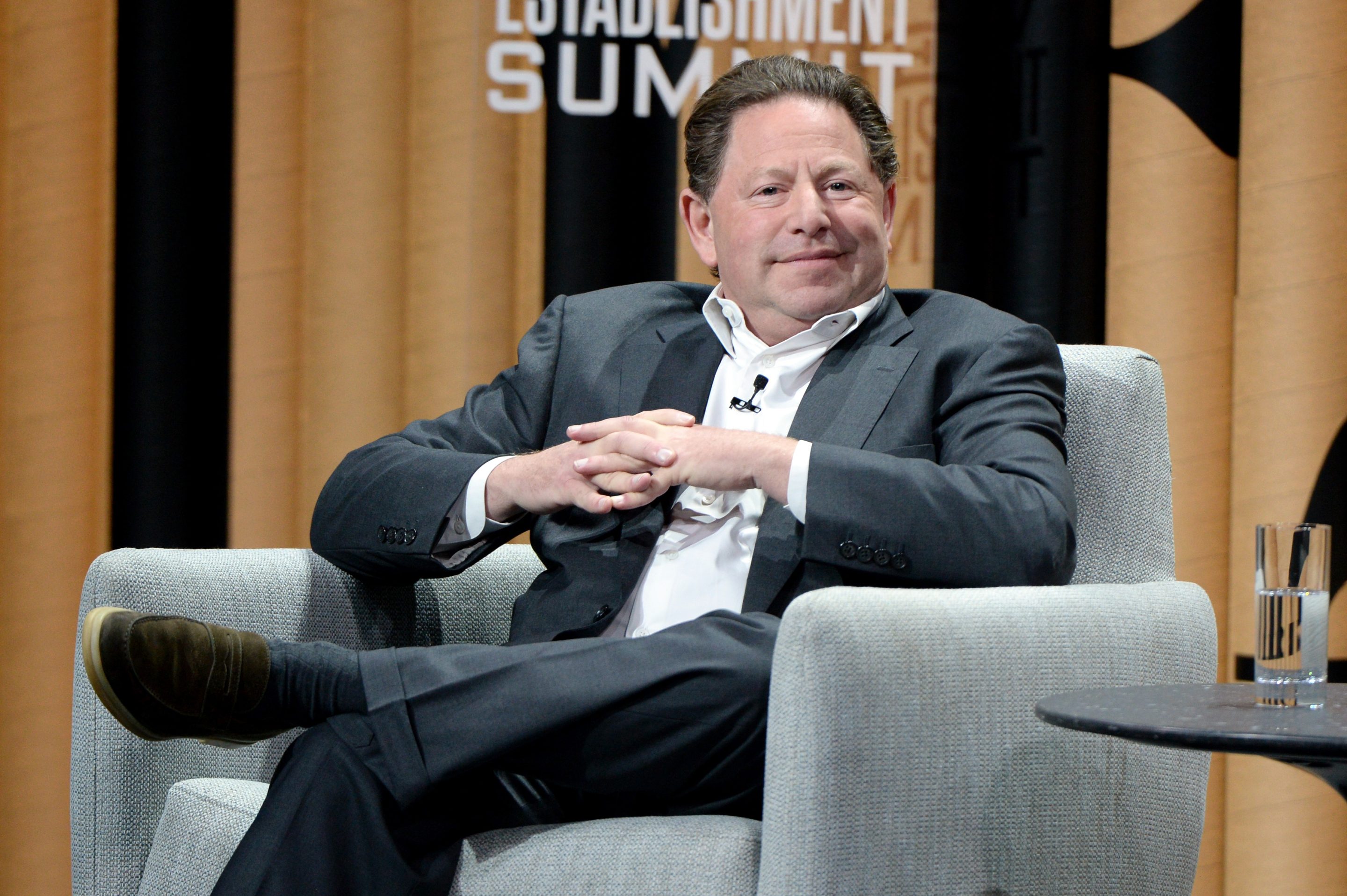 CEO of Activision Blizzard Bobby Kotick speaks onstage at the Vanity Fair New Establishment Summit at Yerba Buena Center for the Arts on Oct. 19, 2016 in San Francisco, California.