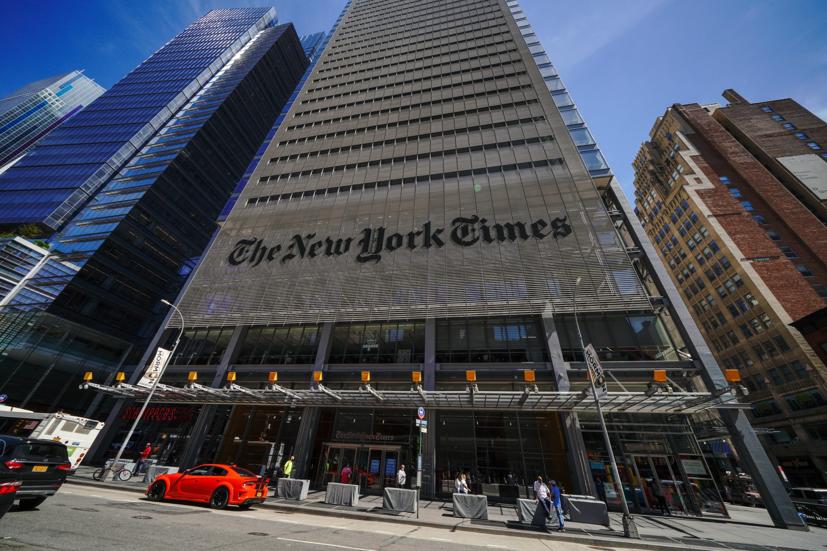 New York Times headquarters.