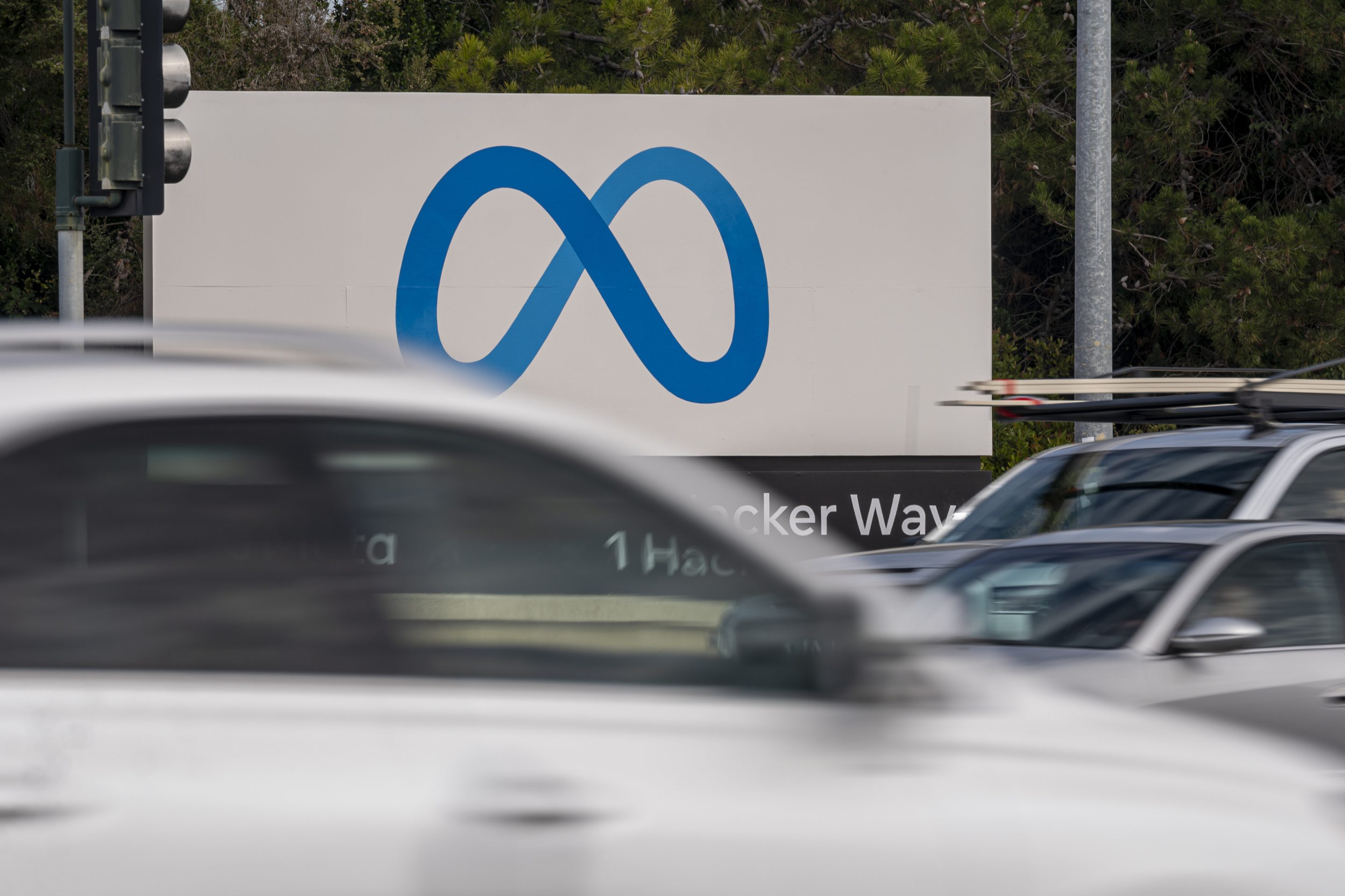 Outside Meta headquarters in Menlo Park, Calif. COO of the Sandbox Sébastien Borget said in an interview with CoinDesk that Meta’s version of the metaverse “seems pretty boring.”