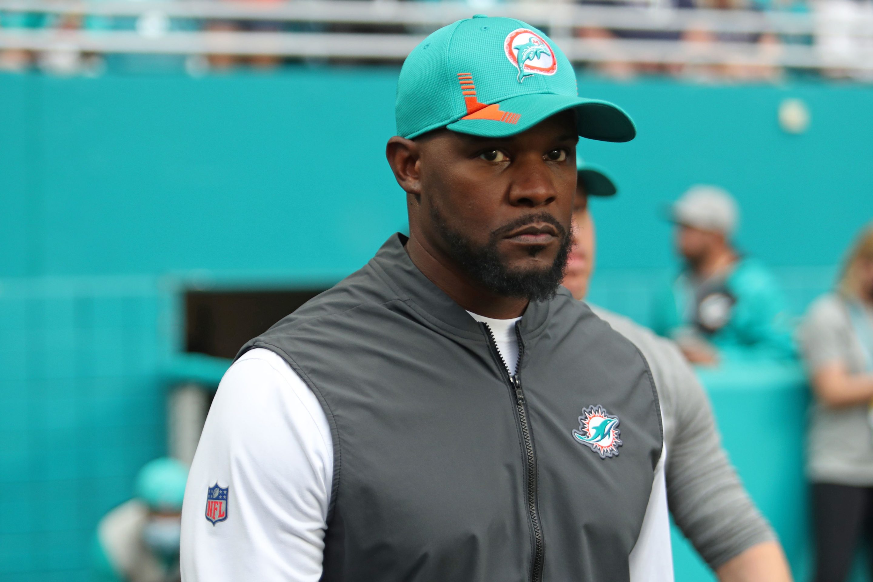 Former Miami Dolphins head coach Brian Flores.