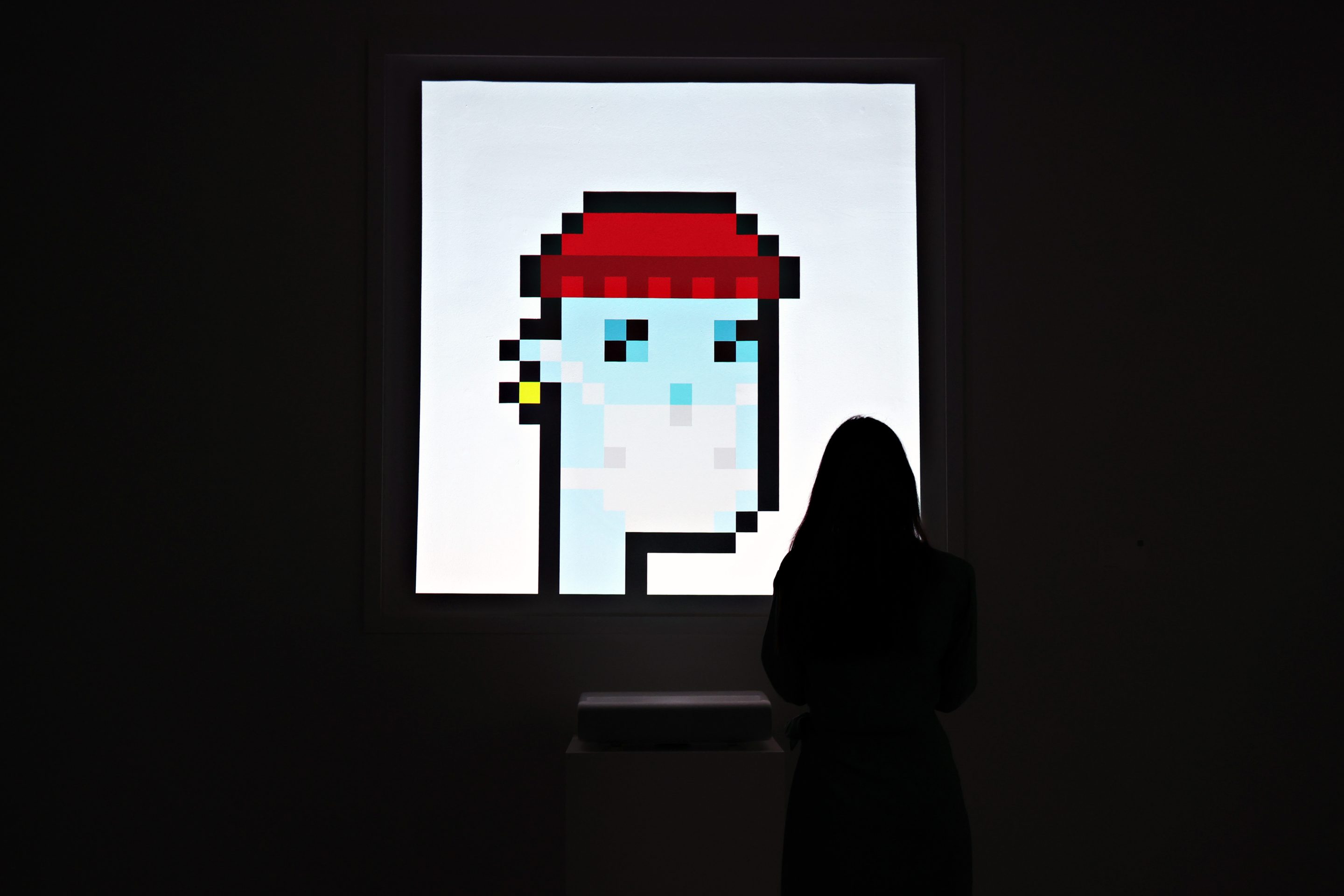 An NFT titled CryptoPunk 7523 by Larva Labs