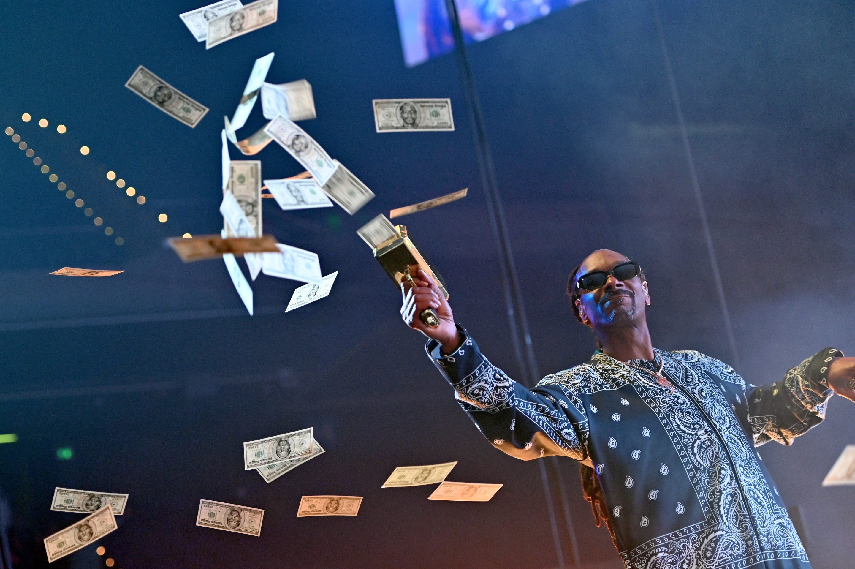 Rapper Snoop Dogg acquired the Death Row Records brand from MNRK Music Group, owned by a private equity fund managed by Blackstone.
