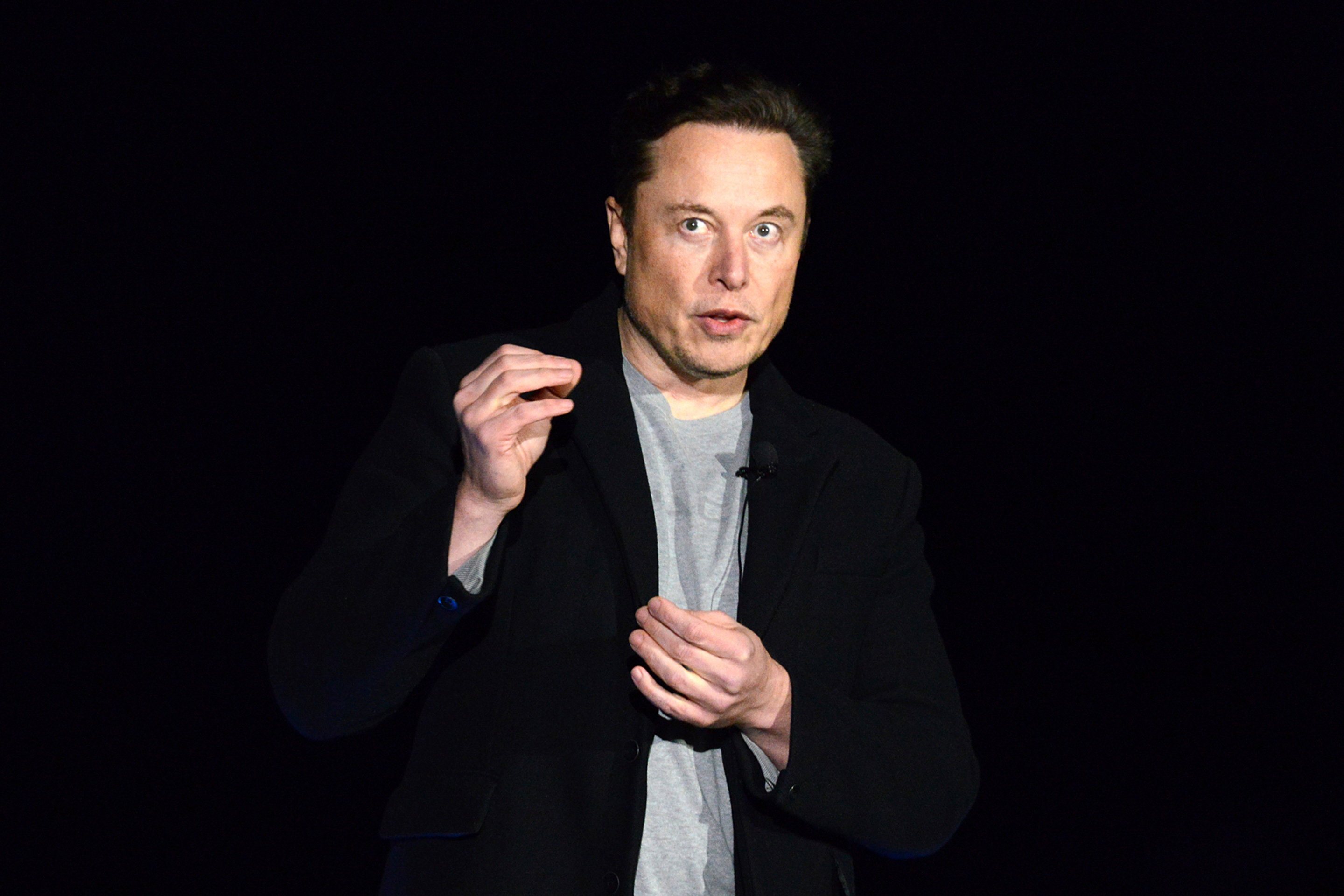 Elon Musk speaks in Texas
