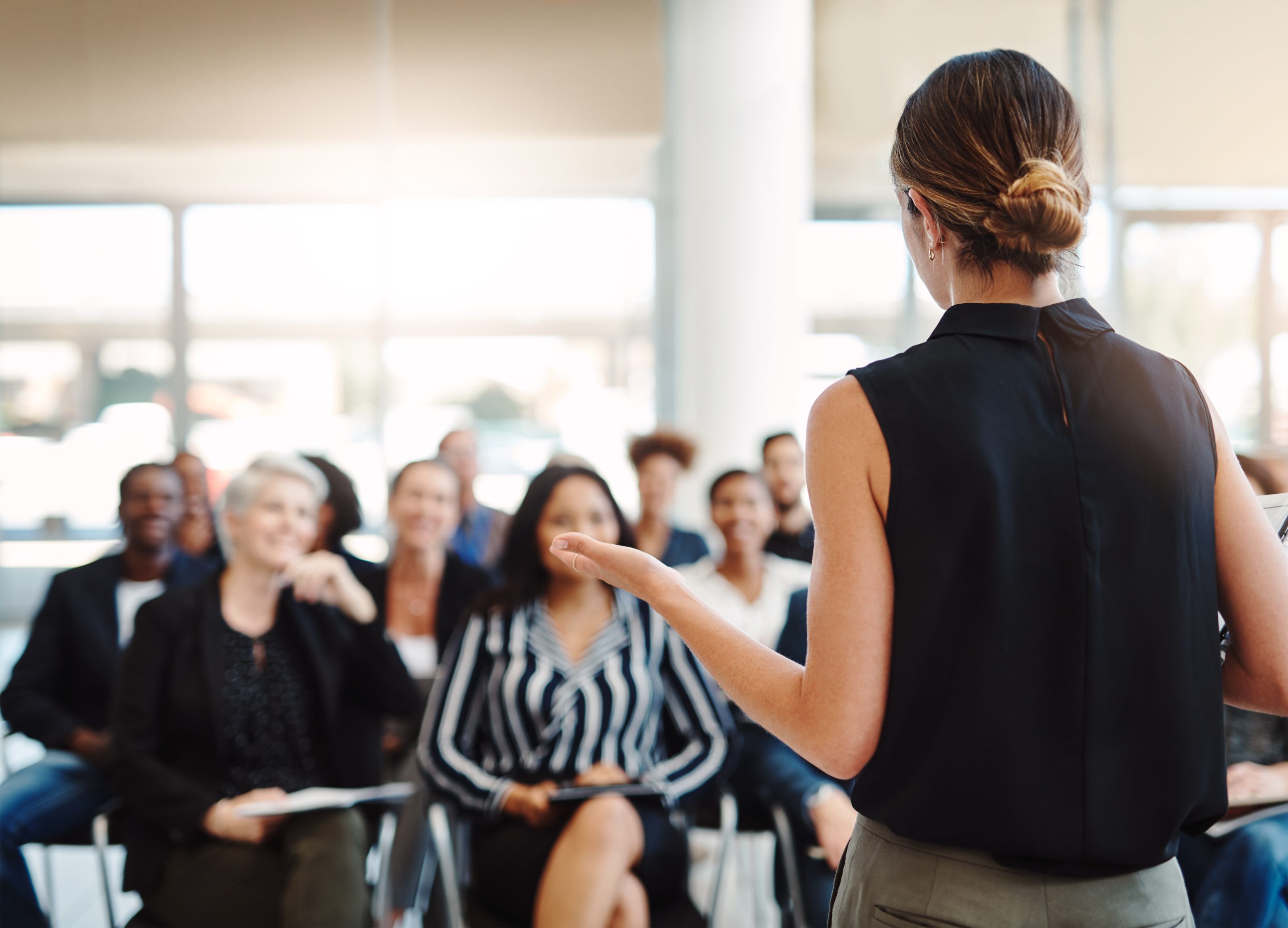 Women in tech must be their own best advocates, find the right mentors, and learn to command a room.