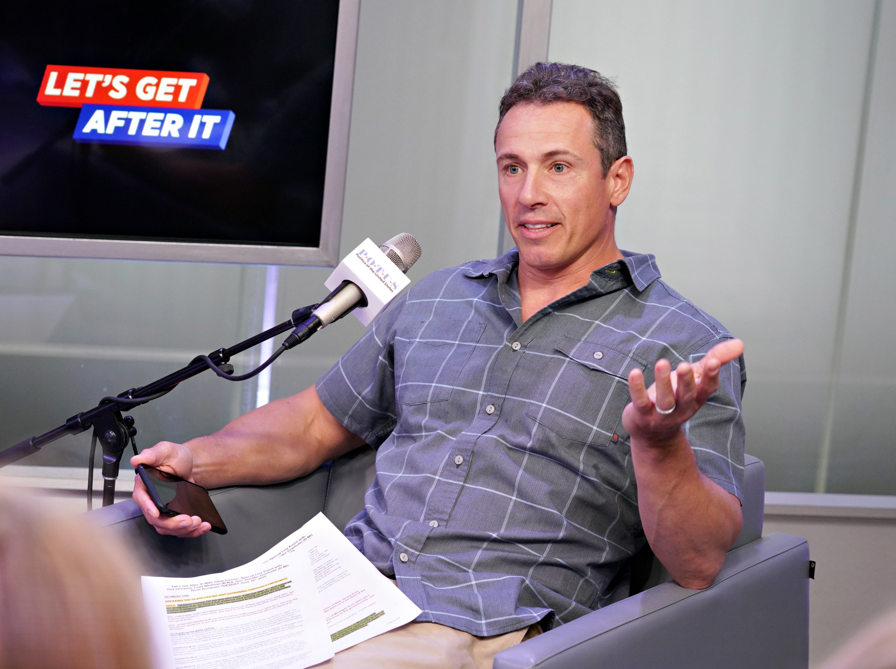Chris Cuomo speaks on SiriusXM