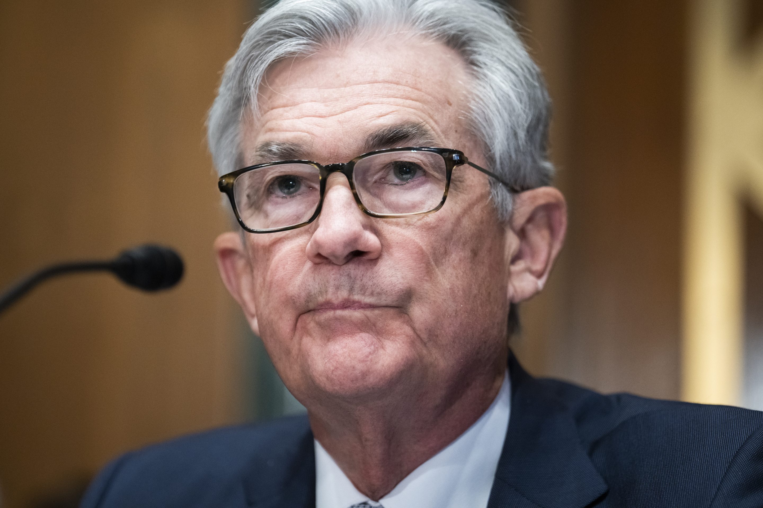 U.S. Federal Reserve Chair Jerome Powell testifies at a Senate Banking, Housing, and Urban Affairs Committee hearing on the Fed's "Semiannual Monetary Policy Report to the Congress," on Capitol Hill on March 3, 2022 in Washington, DC.