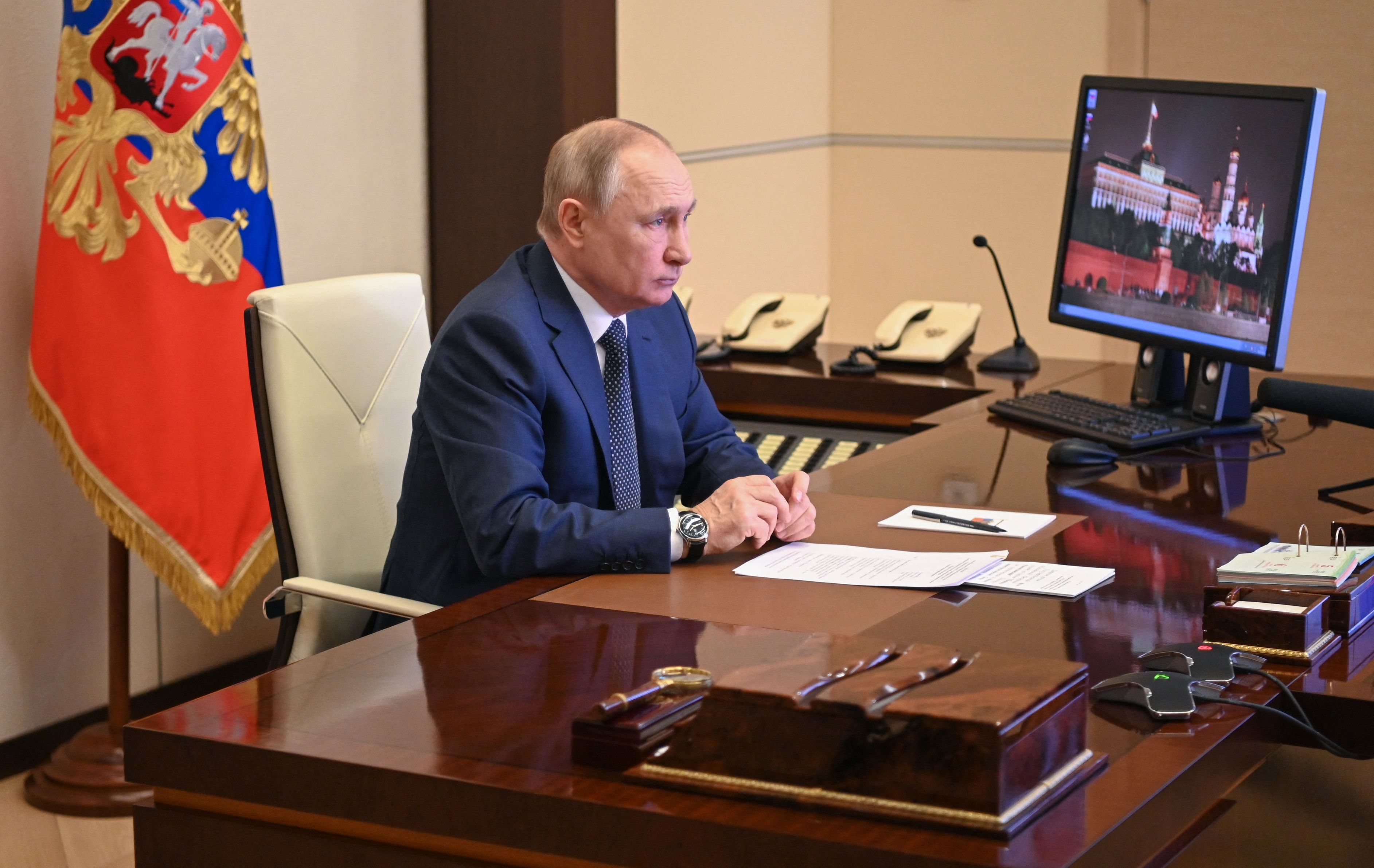 Russian President Vladimir Putin .
