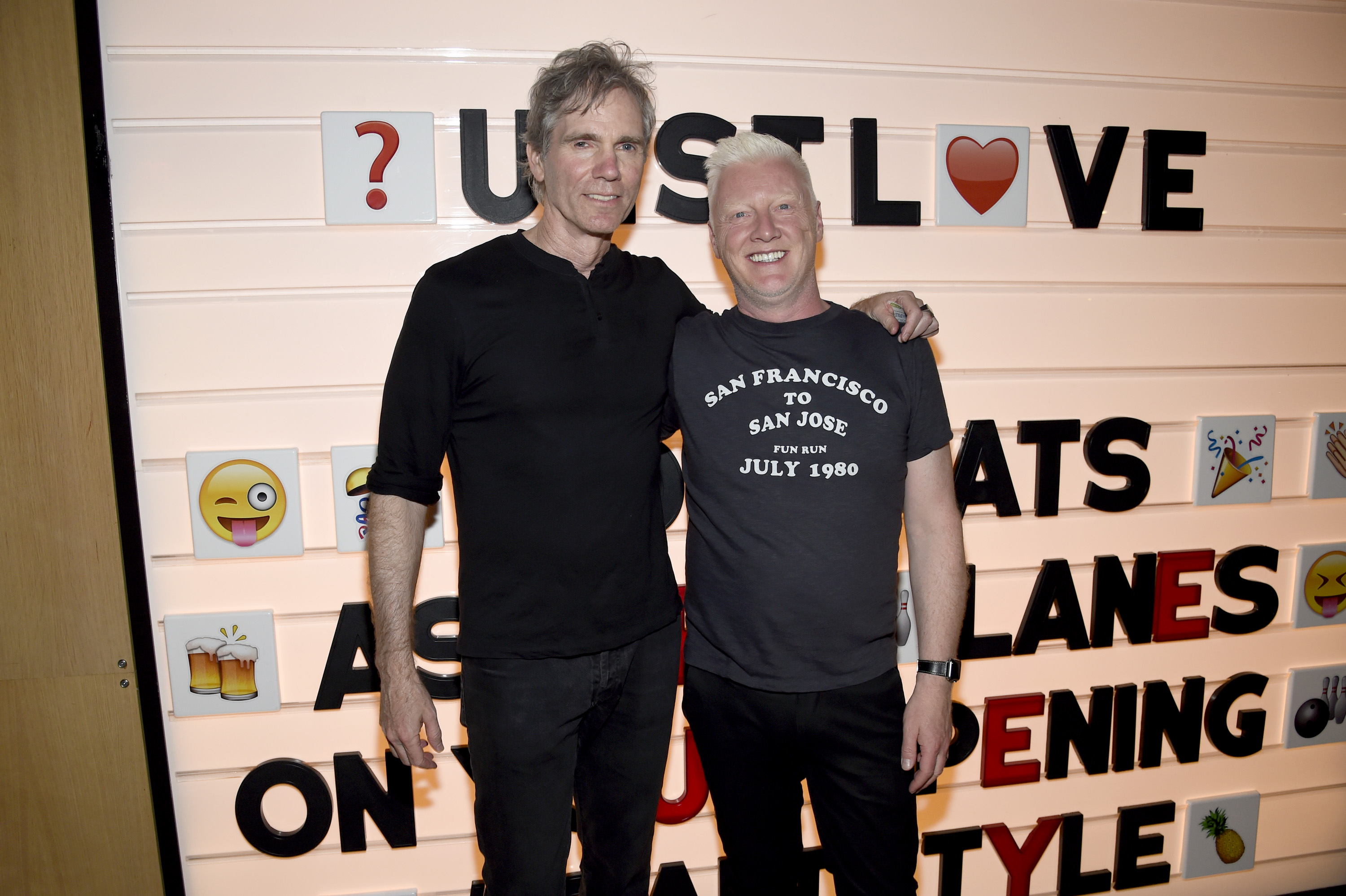 Jay Sugarman and David Bowd attend the Grand Re-Opening of Asbury Lanes at Asbury Lanes on June 18, 2018 in Asbury Park, N.J.  Bowd (R) learned how to operate hotels from Ian Schrager, the irascible social genius who cemented Studio 54 and the Palladium nightclubs into cool-kid lore forever and is widely credited with inventing the “boutique hotel” sector. 