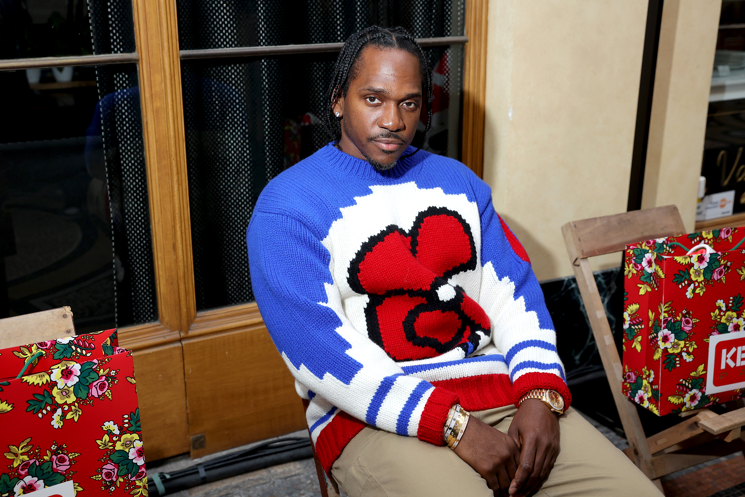 Pusha T attends the Kenzo Fall/Winter 2022/2023 show.