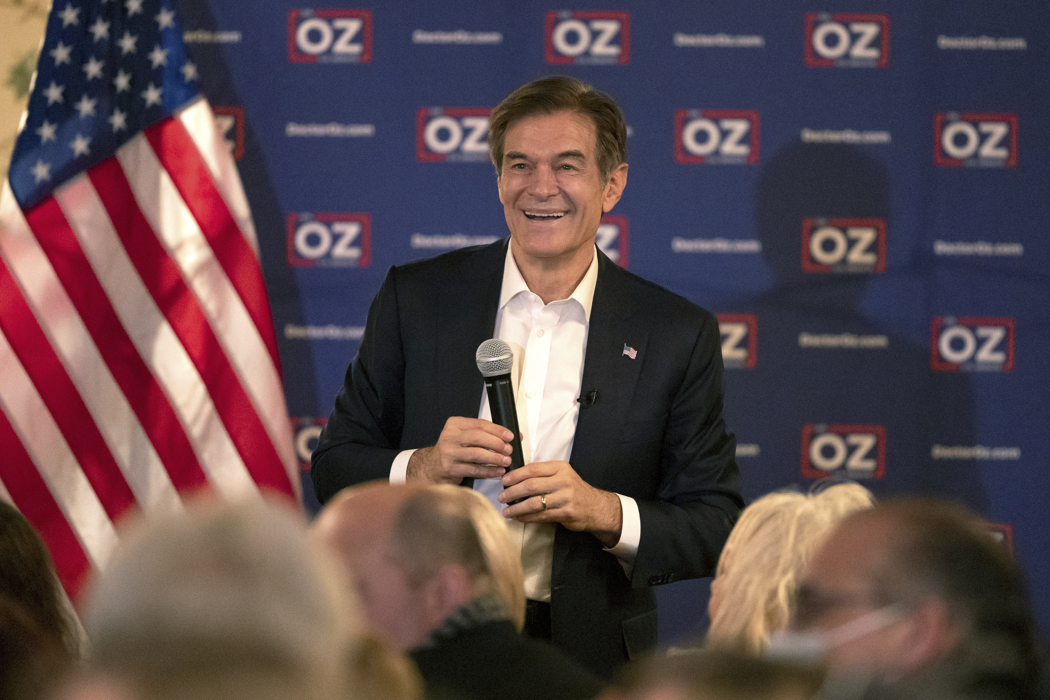 Mehmet Oz, a Republican candidate for U.S. Senate in Pennsylvania, speaks during a town hall campaign event at Arcaro and Genell in Old Forge, Pa., on Wednesday, Jan. 19, 2022. Former President Donald Trump is endorsing Oz in Pennsylvania’s crowded Senate primary, ending months of jockeying for Trump's support. Trump says in a statement that his decision is “all about winning elections” as he backs the celebrity heart surgeon best known as the host of daytime TV’s “The Dr. Oz Show.” Trump had previously endorsed Sean Parnell in the race, but Parnell withdrew amid allegations of abuse from his estranged wife.