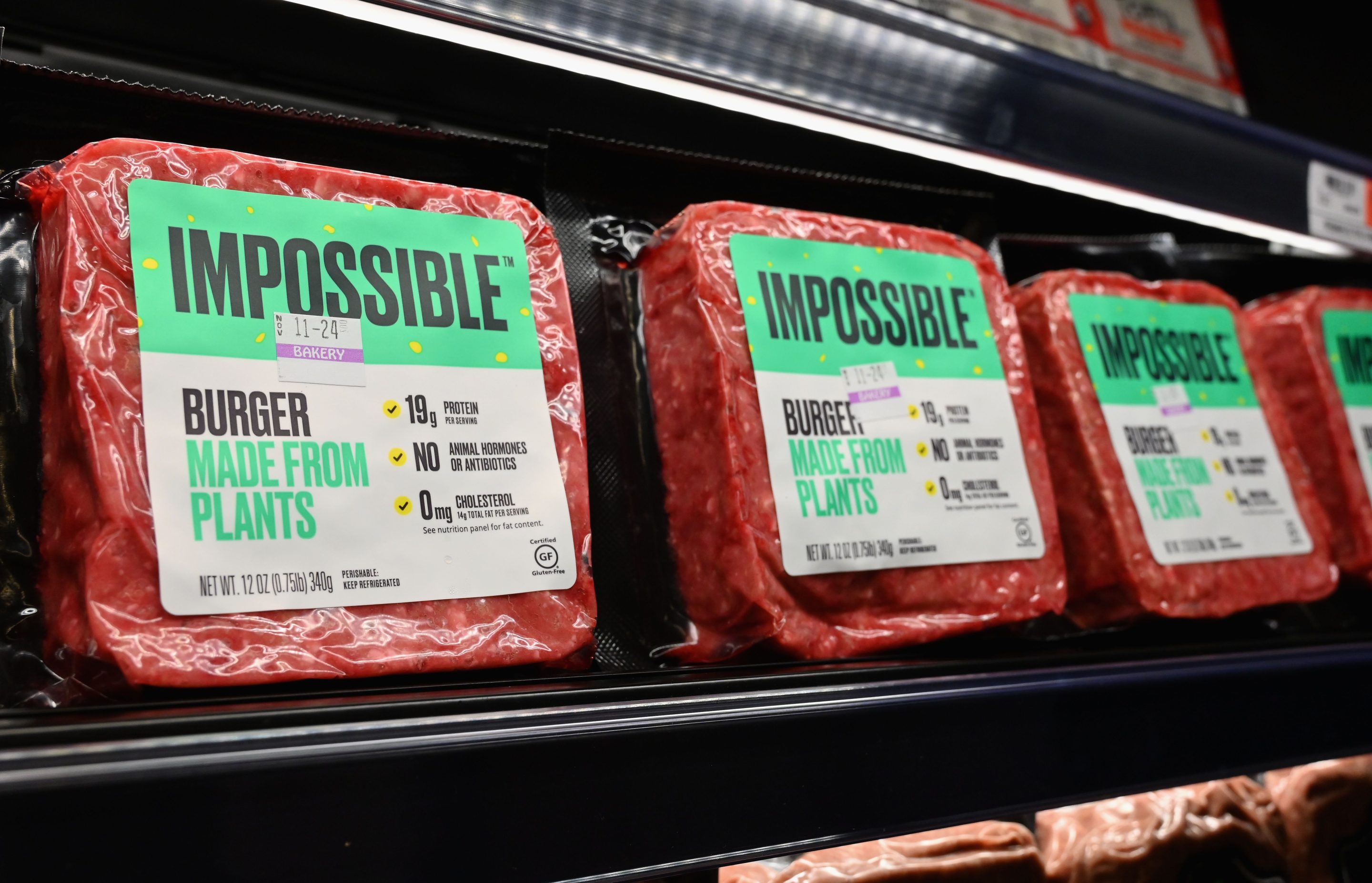 Packets of Impossible Meat