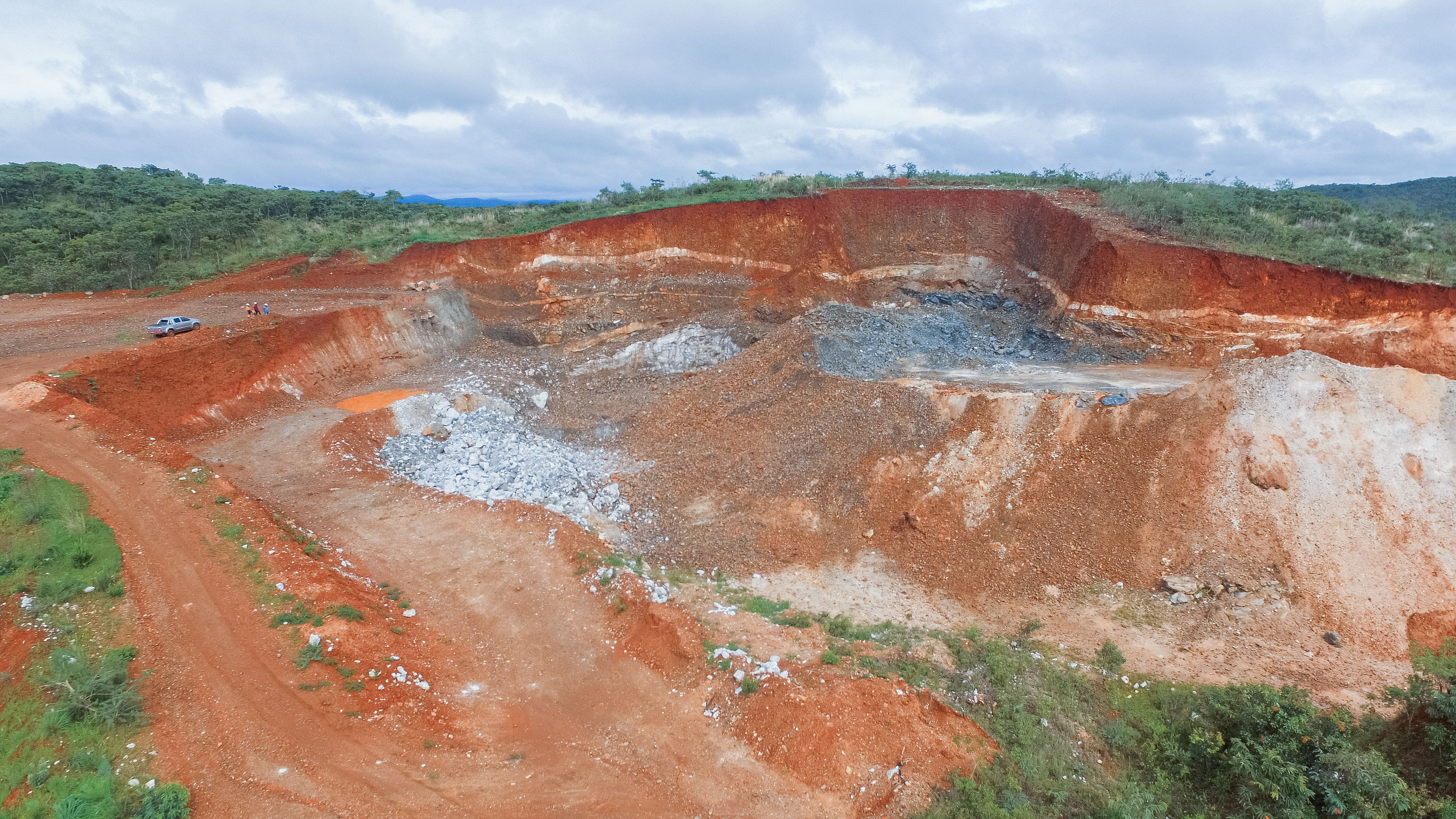 A lithium mine in Zimbabwe.