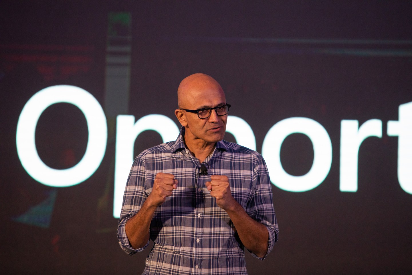 Satya Nadella, chief executive officer of Microsoft.