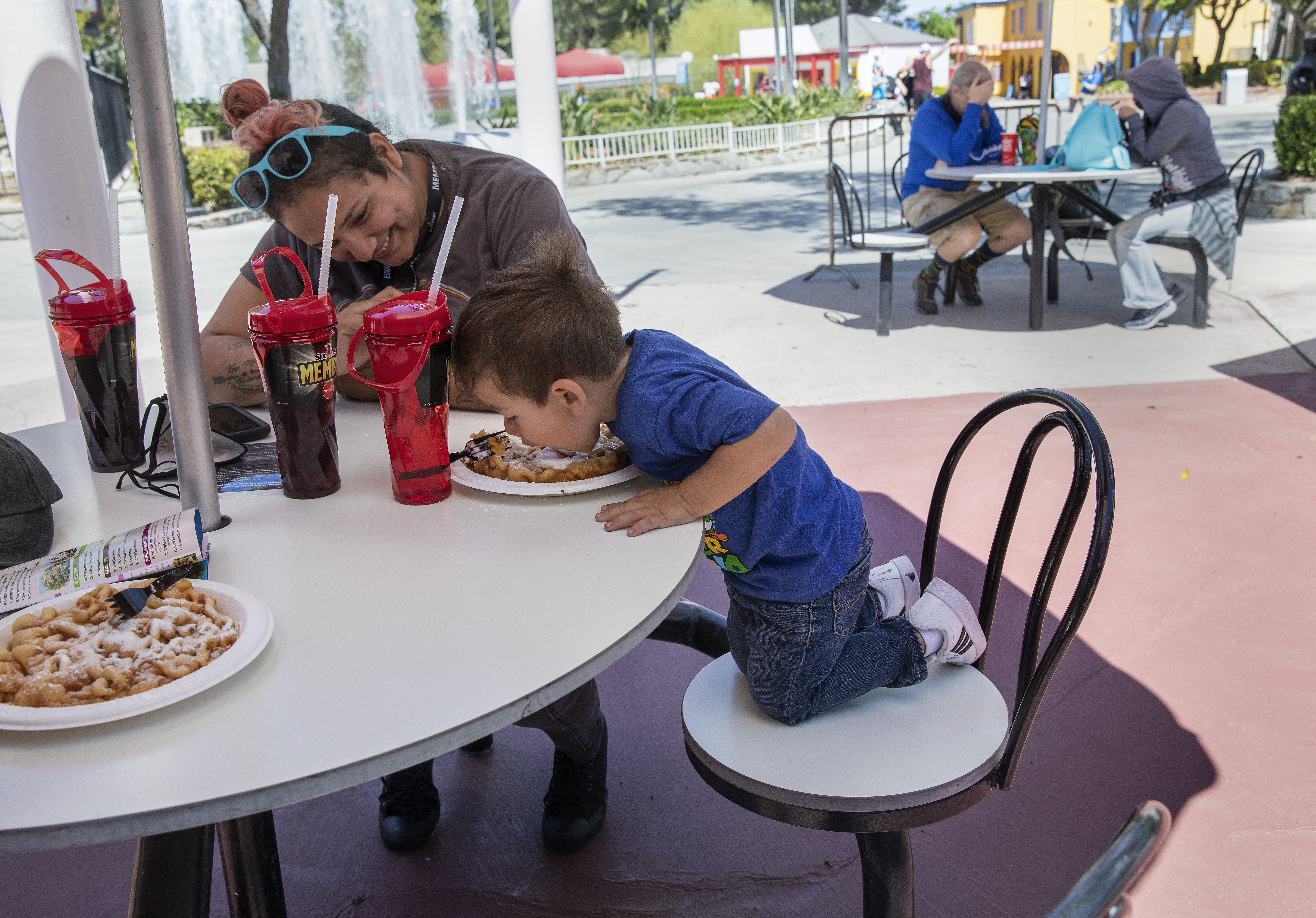 Six Flags diners