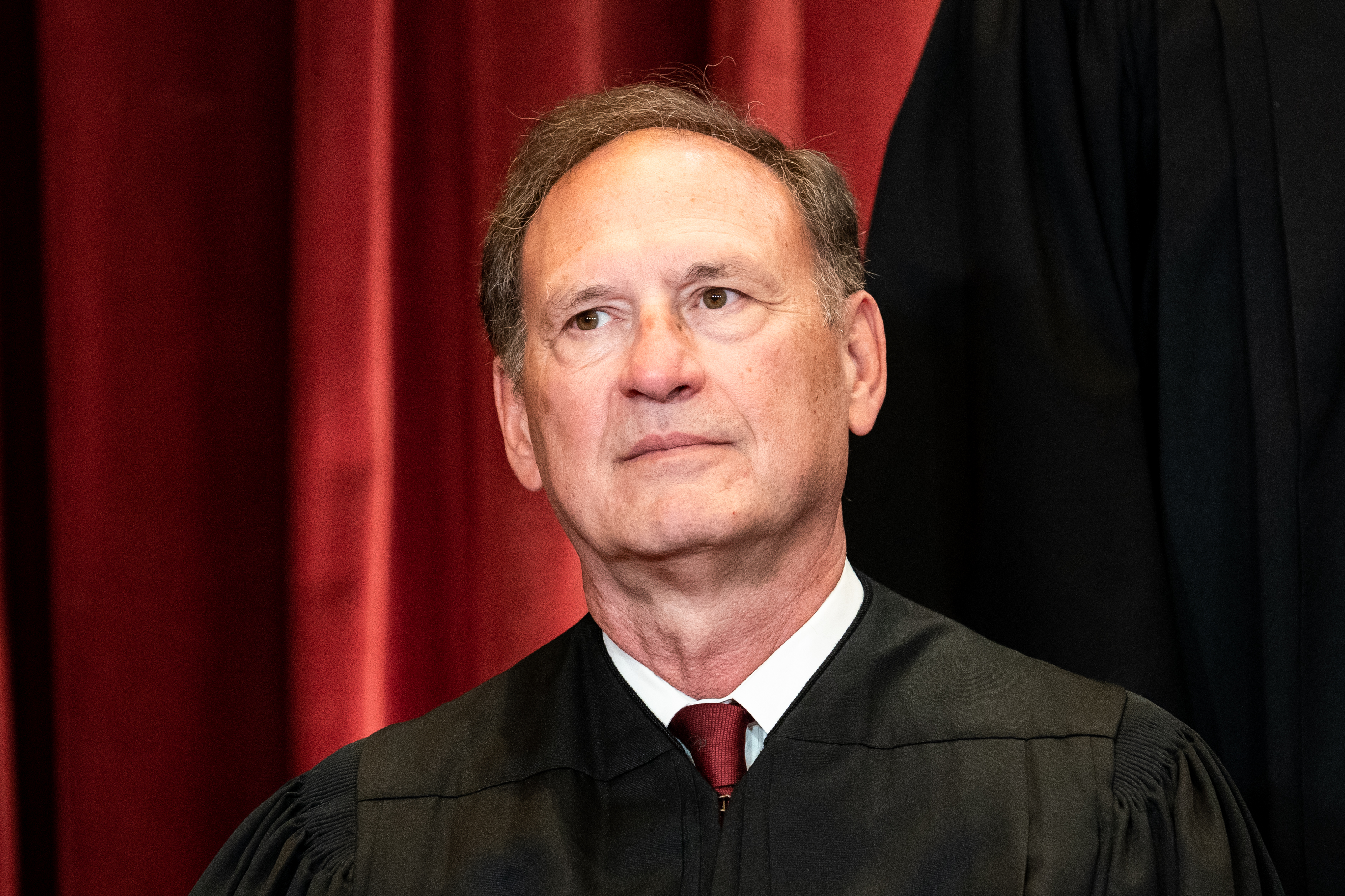 Supreme Court Justice Samuel Alito, author of a leaked draft decision that would overturn Roe v. Wade.