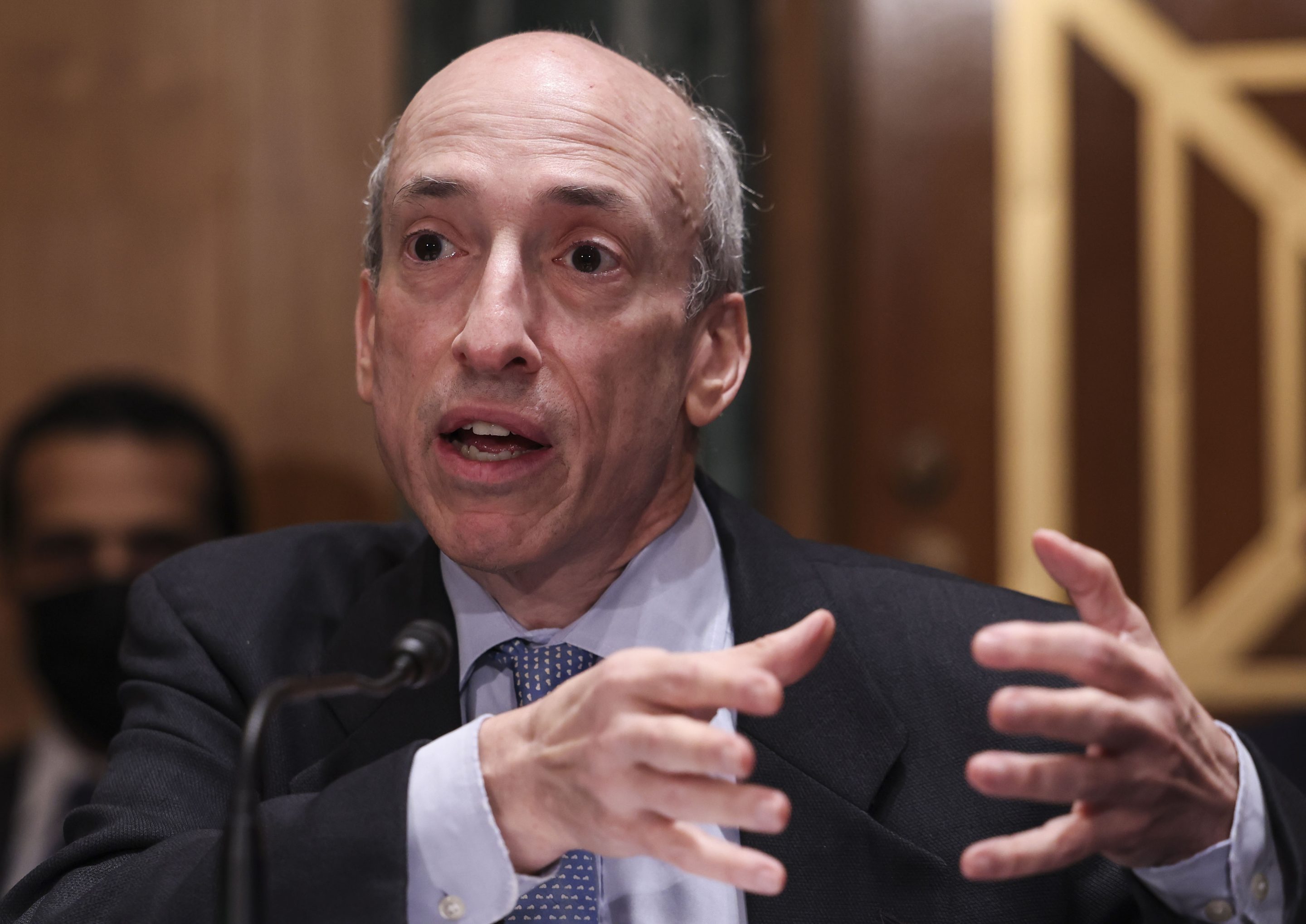 “Crypto’s got a lot of those challenges — of platforms trading ahead of their customers,” SEC chair Gary Gensler said. “In fact, they’re trading against their customers often because they’re market-marking against their customers.”