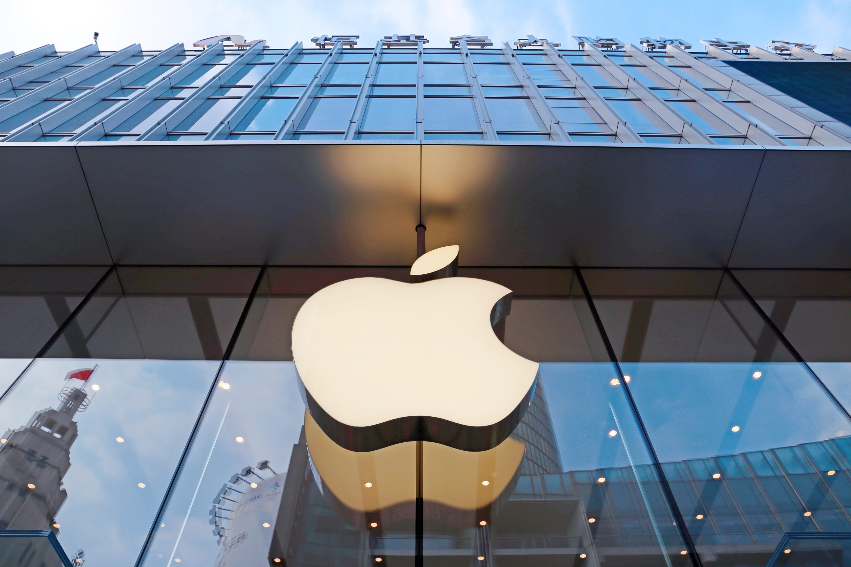 An Apple store in Shanghai