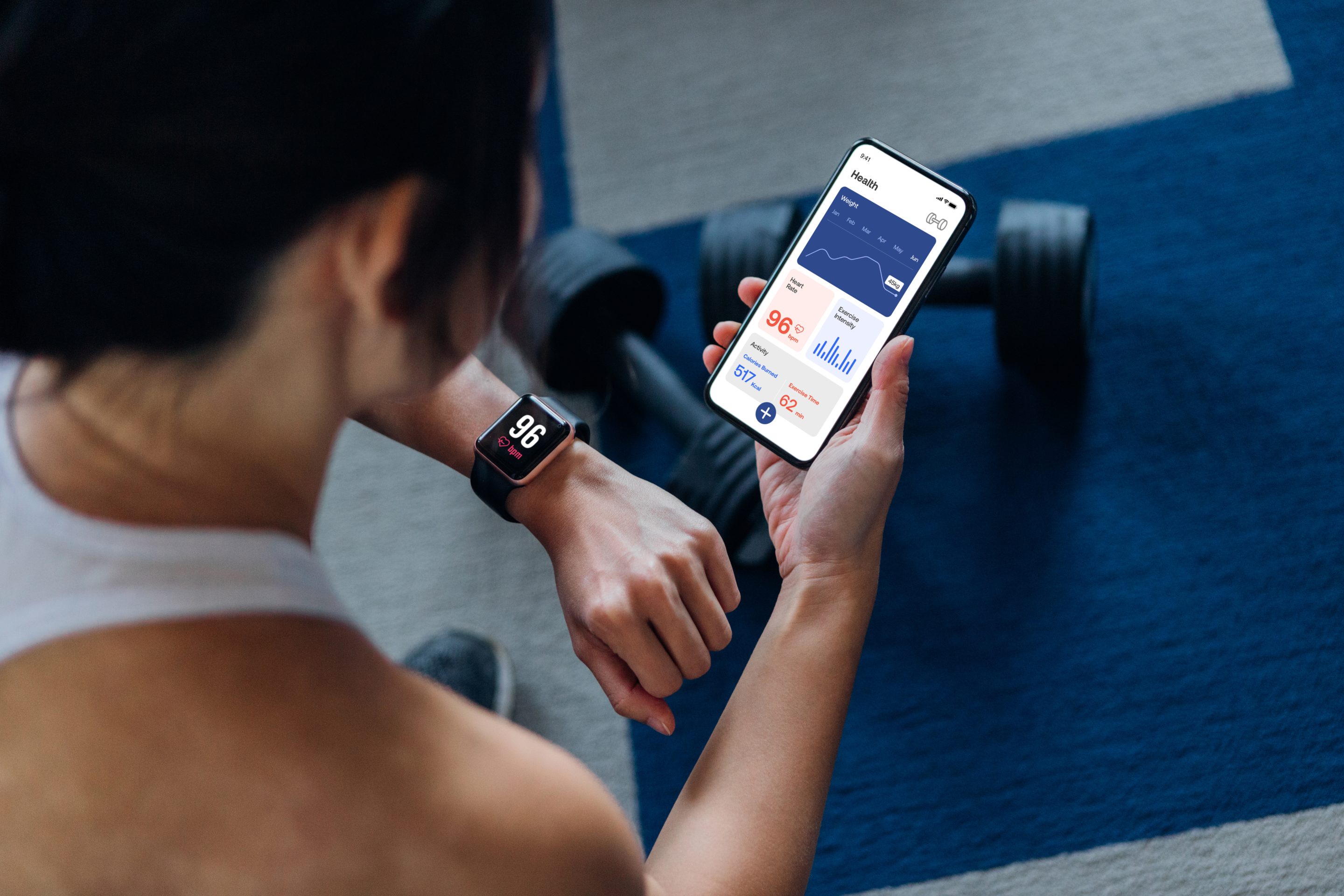 Exercise tracking app