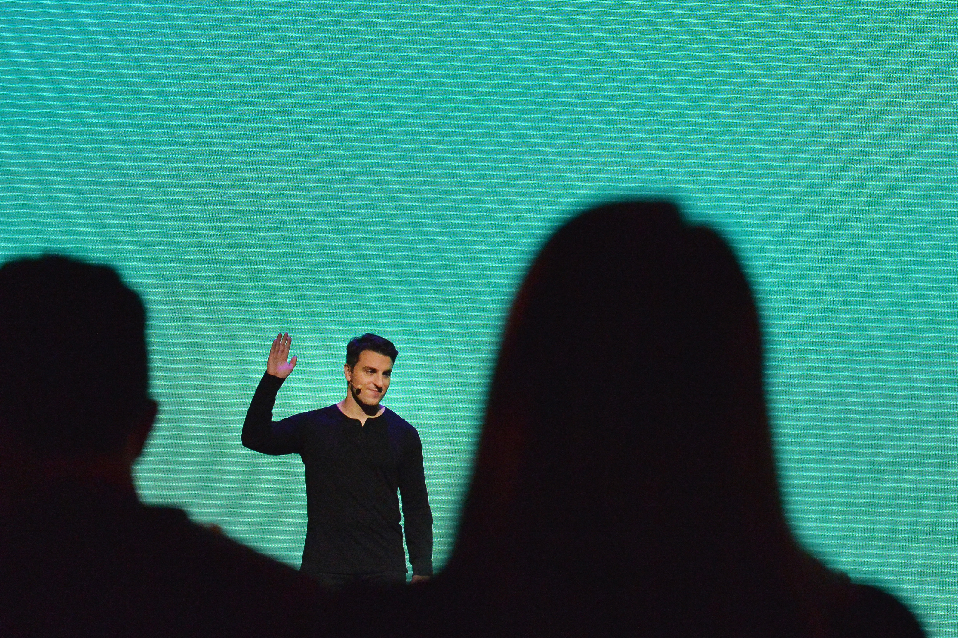 Airbnb CEO Brian Chesky speaks onstage during "Introducing Trips" Reveal at Airbnb Open LA on Nov. 17, 2016, in Los Angeles, California.