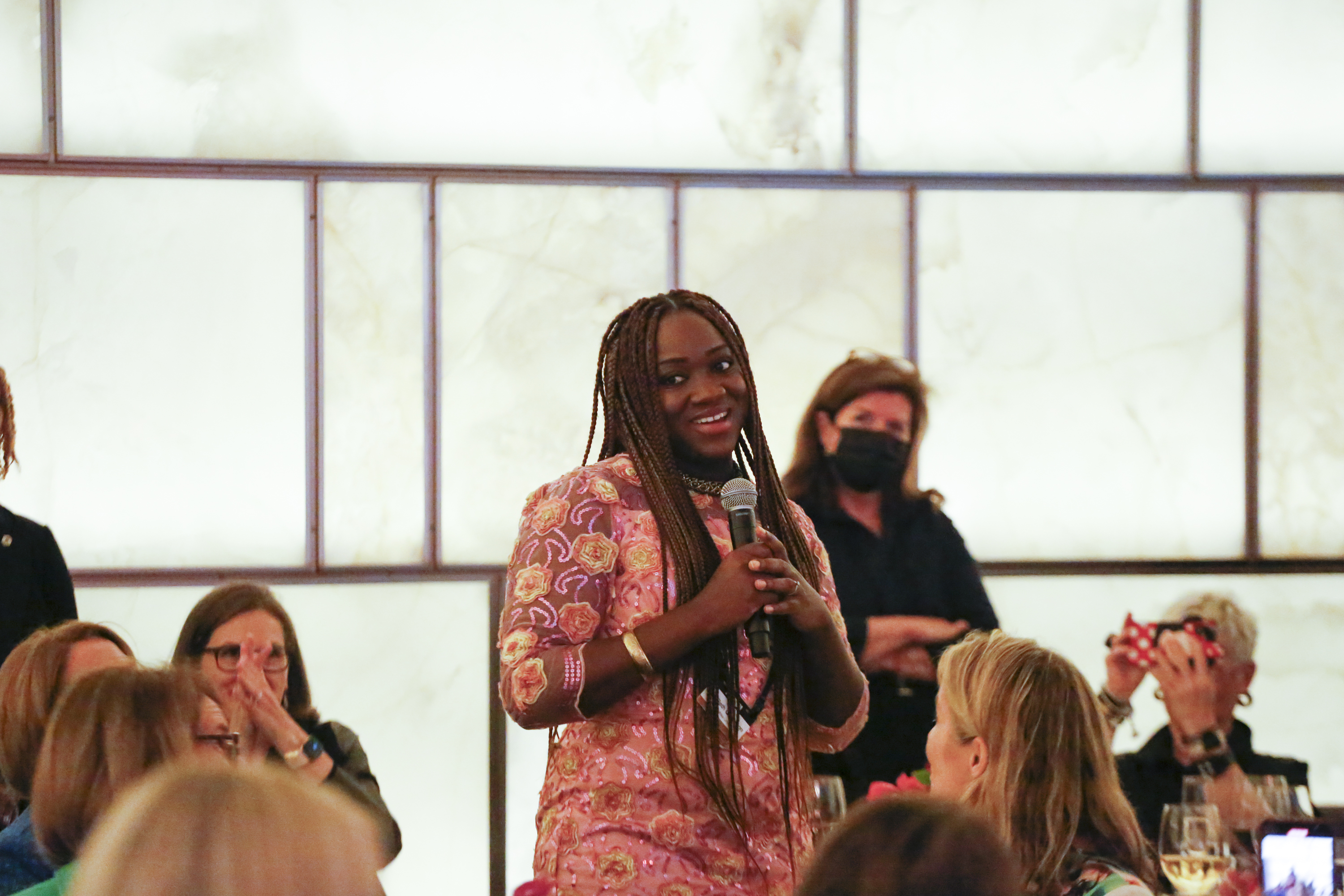 Kawa Moka founder Emi-Beth Quantson at a Fortune Most Powerful Women dinner in New York.