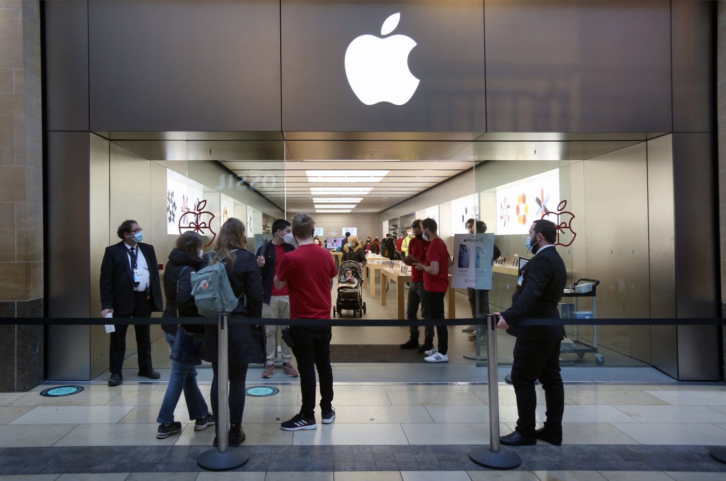Apple retail store.