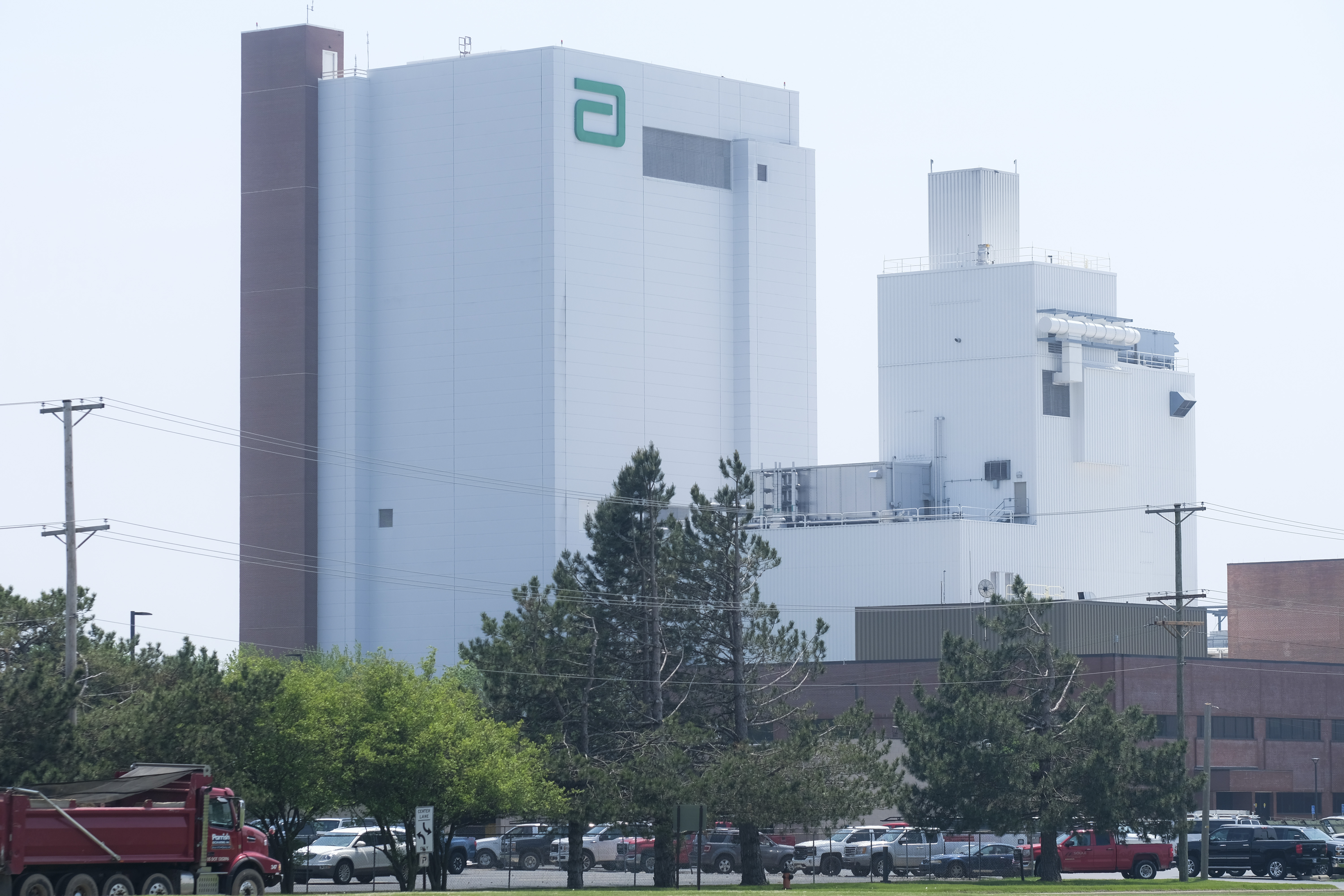 The Abbott Nutrition factory in Sturgis, Mich., on May 19, 2022.