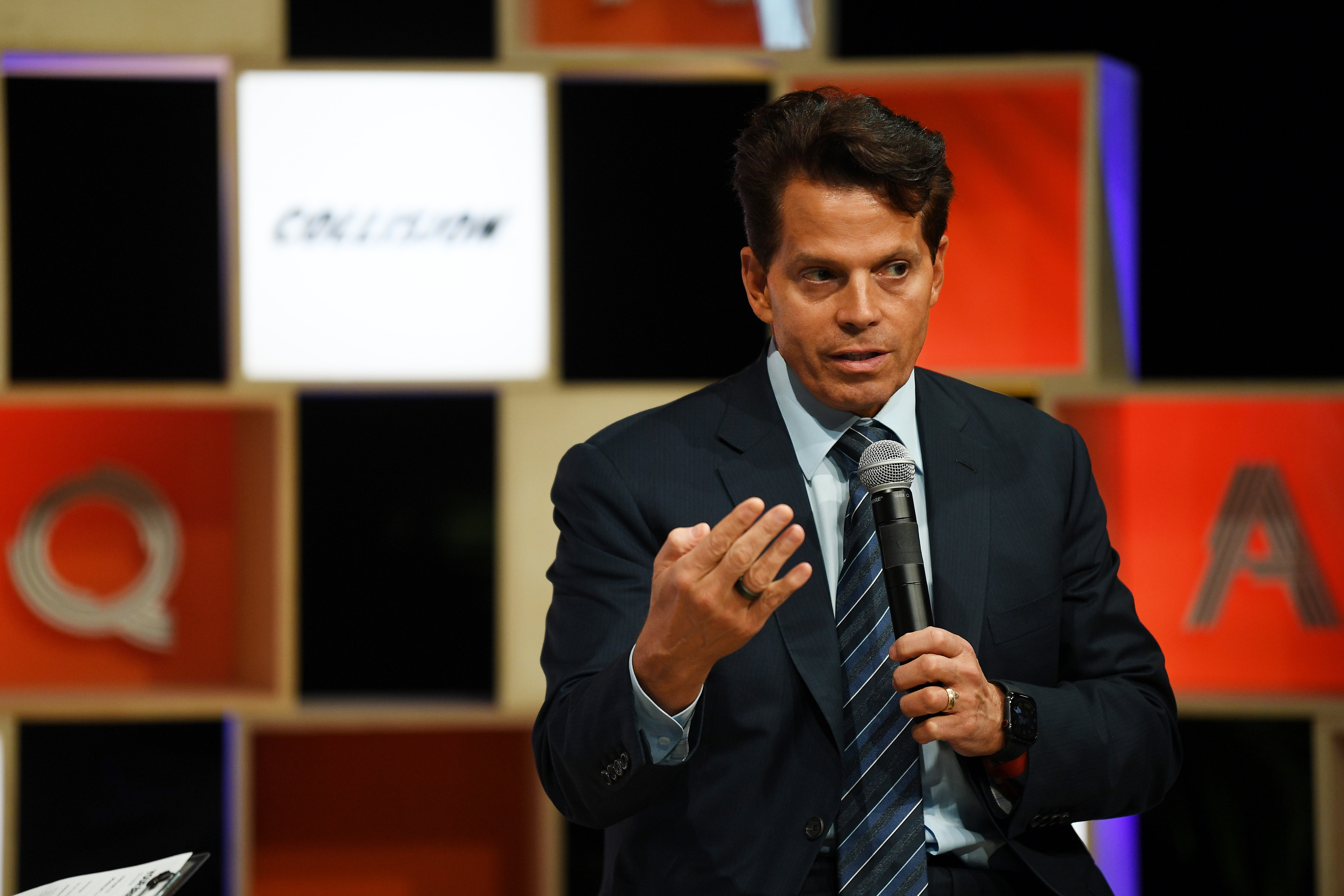 Anthony Scaramucci of Skybridge Capital speaks at Collision 2022 in Toronto.