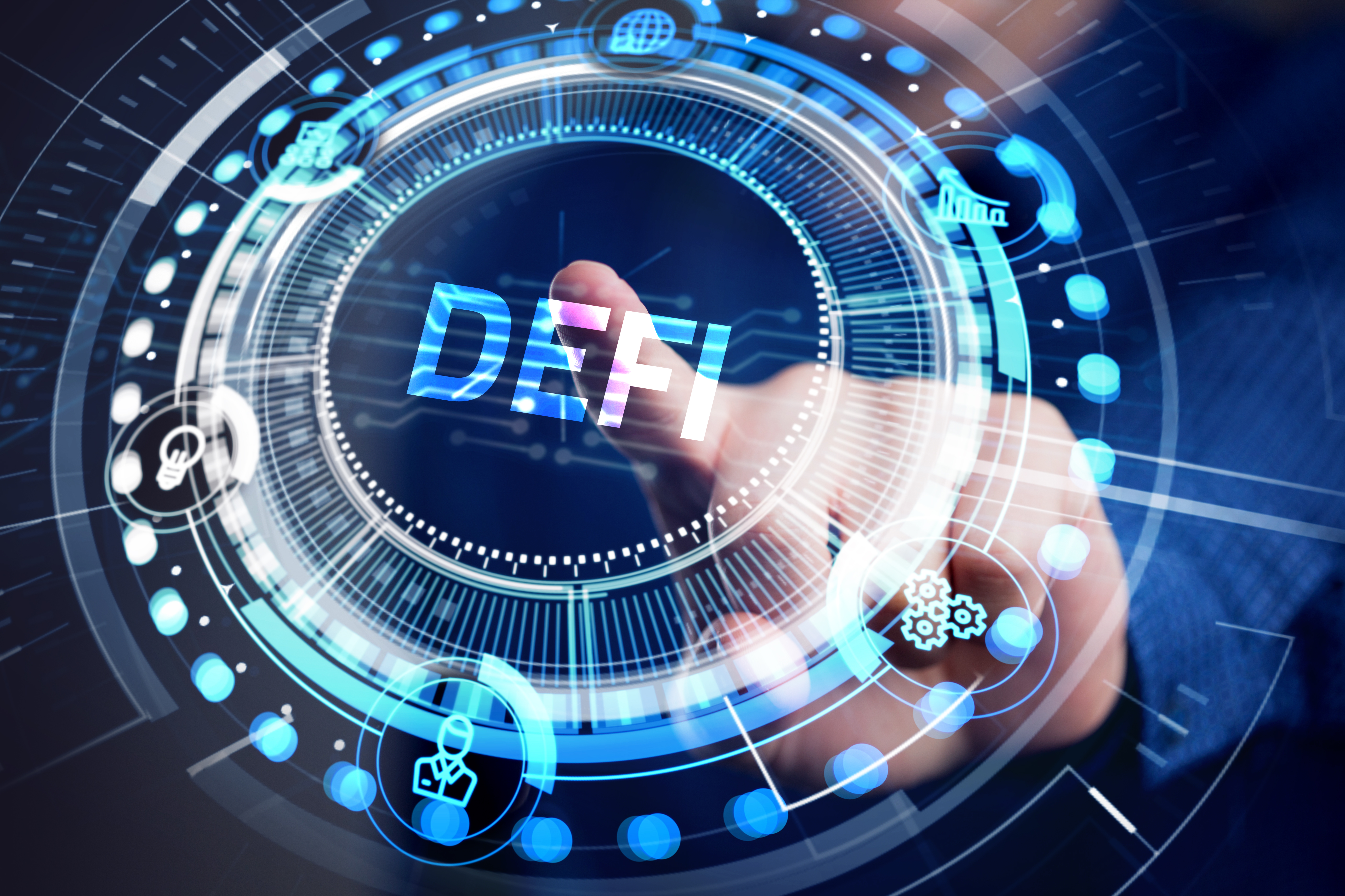 An illustration of "DeFi"