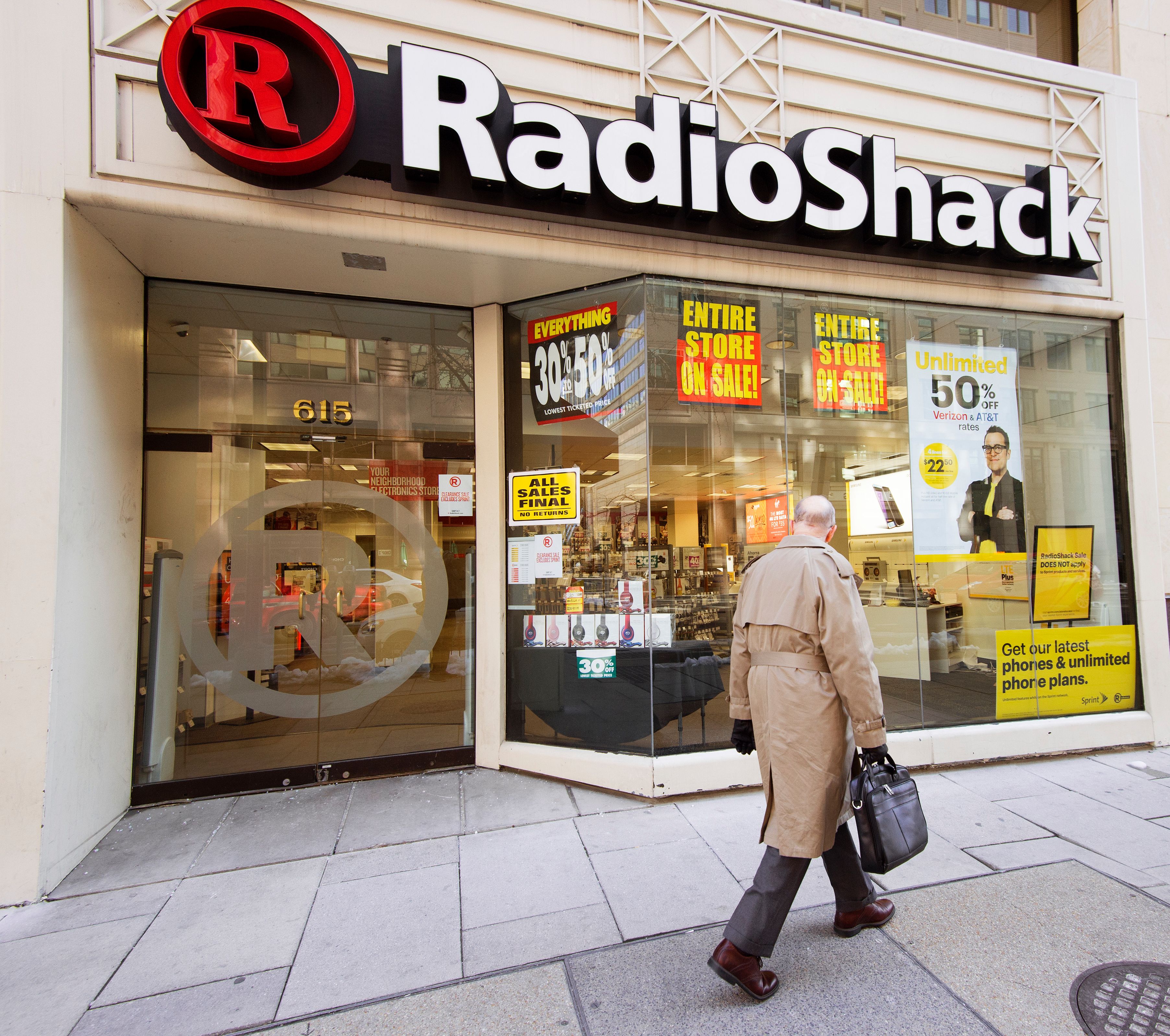 A Radio Shack store.