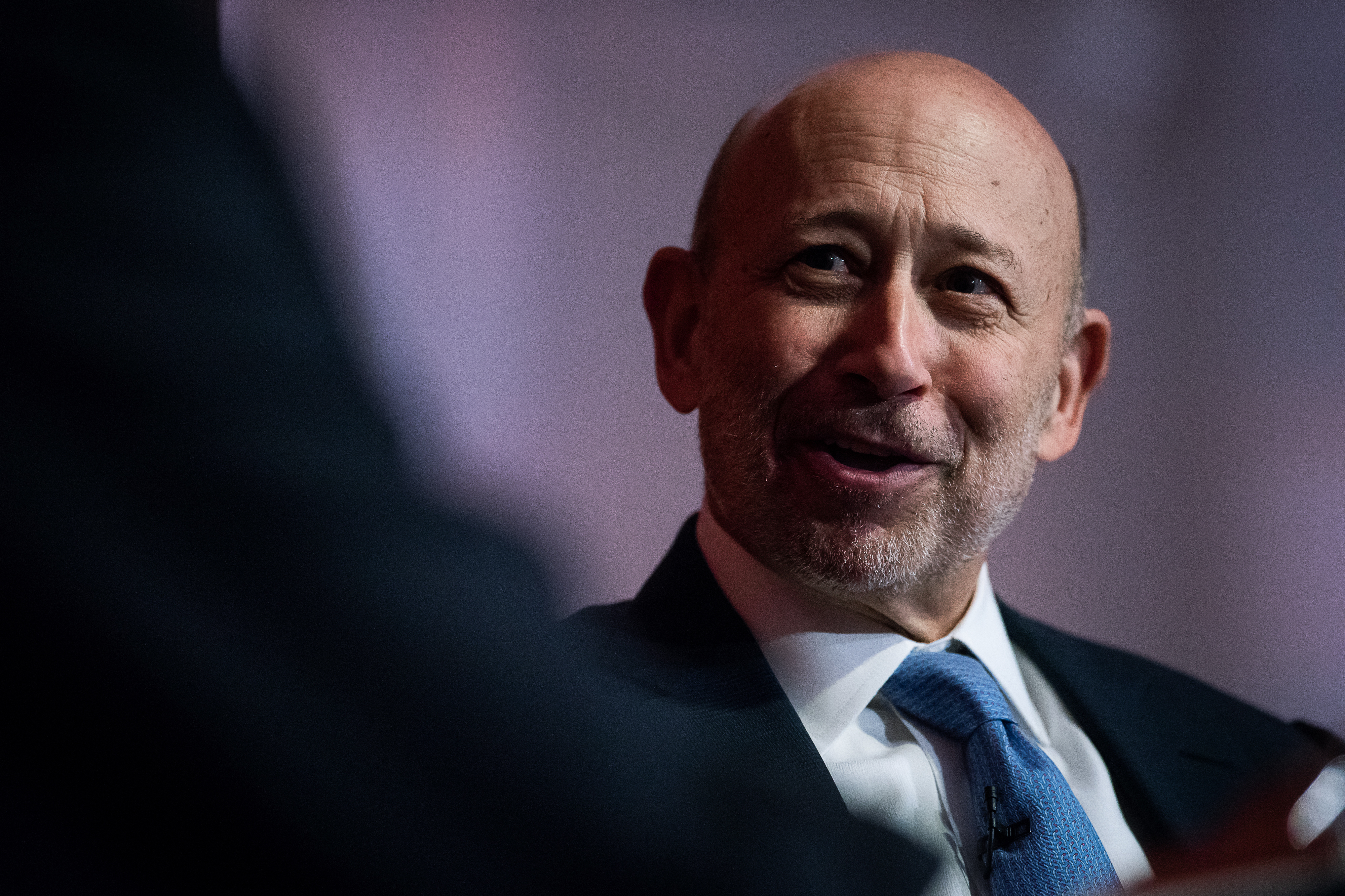 Lloyd Blankfein, chairman and chief executive officer of Goldman Sachs Group Inc., speaks during an Economic Club of New York event in New York, U.S., on Tuesday, June 19, 2018.