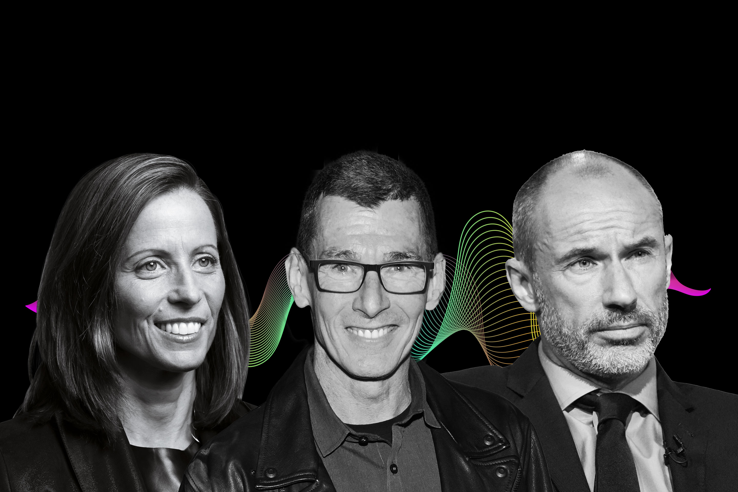 Nasdaq CEO, Adena Friedman, Levi's CEO, Chip Bergh, and Just Capital CEO, Martin Whittaker.