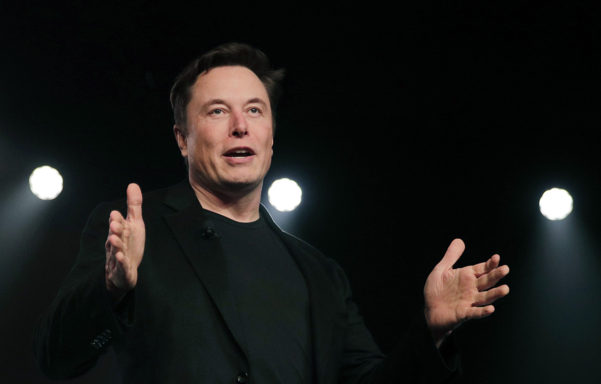 Tesla CEO Elon Musk speaks before unveiling the Model Y at Tesla's design studio in Hawthorne, Calif., March 14, 2019. On July 15 Musk fired back at Twitter’s lawsuit seeking to force him to complete his $44 billion acquisition of the platform, according to multiple news reports.