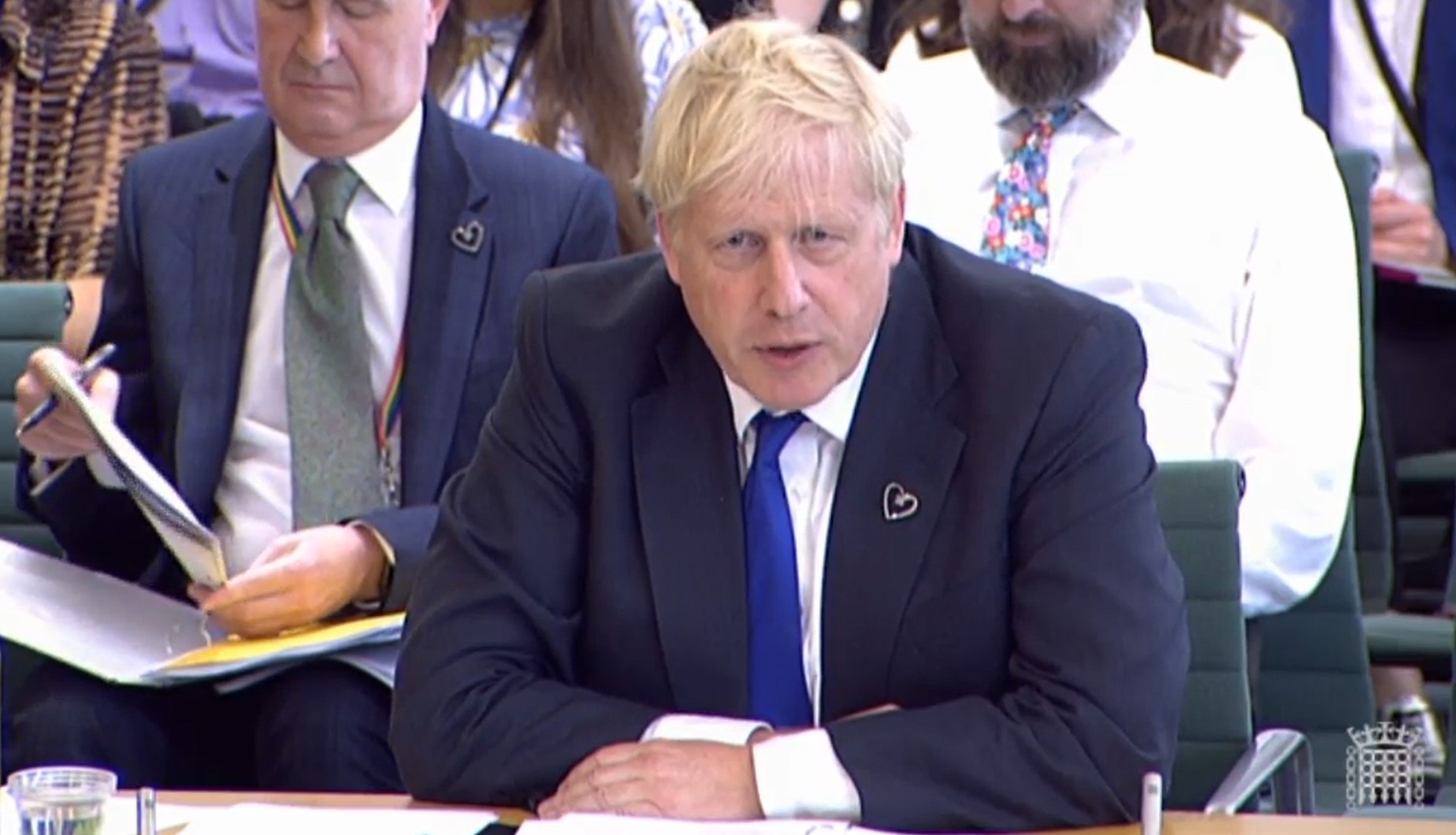 Prime Minister Boris Johnson appearing in front of the Liaison Committee in the House of Commons, London, on July 6, 2022. 