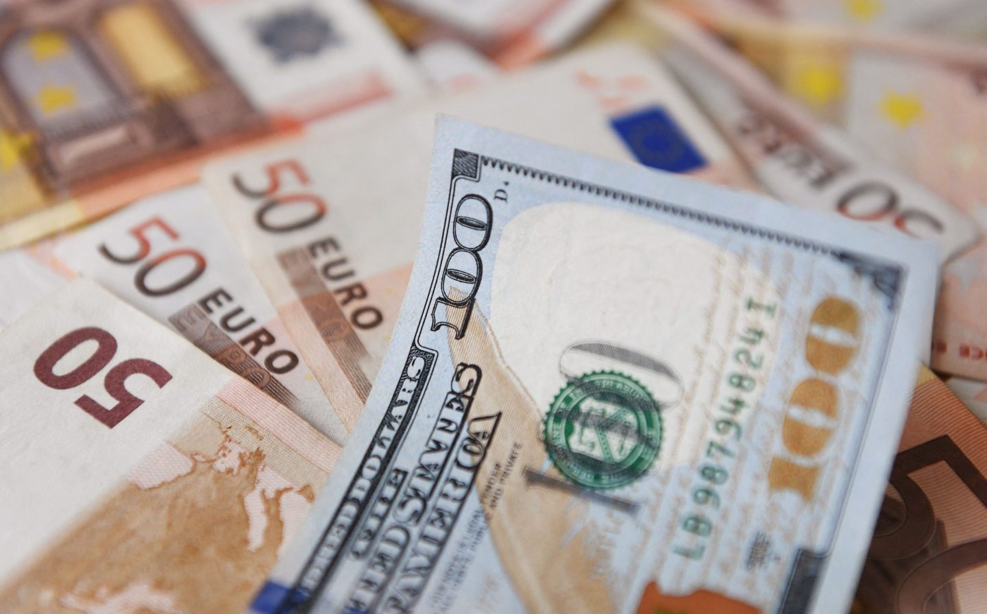 Dollar and euro